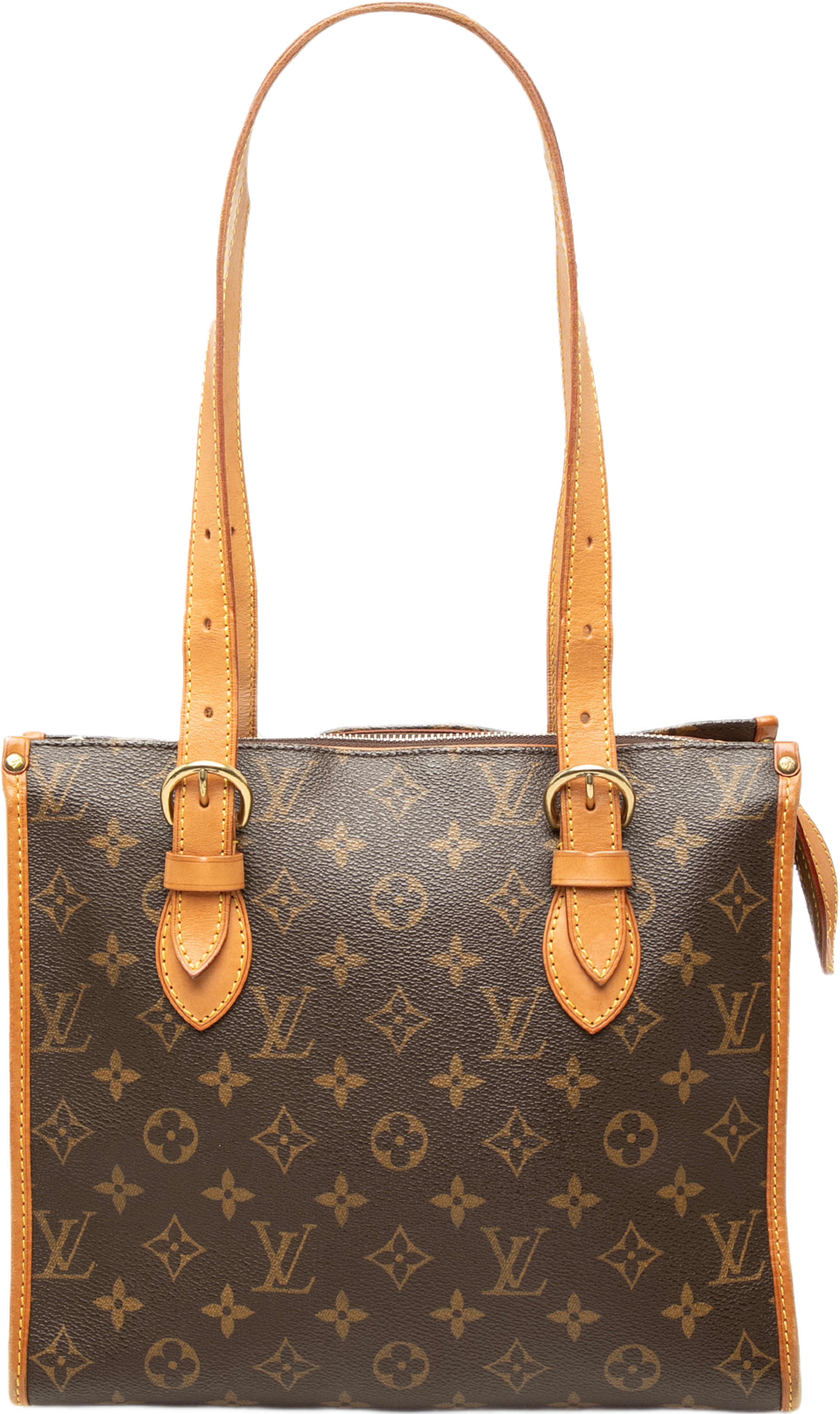 Louis Vuitton Monogram Popincourt Haut, från Luxclusif, i färgen brun. Klicka för att öppna bilden i stort format
