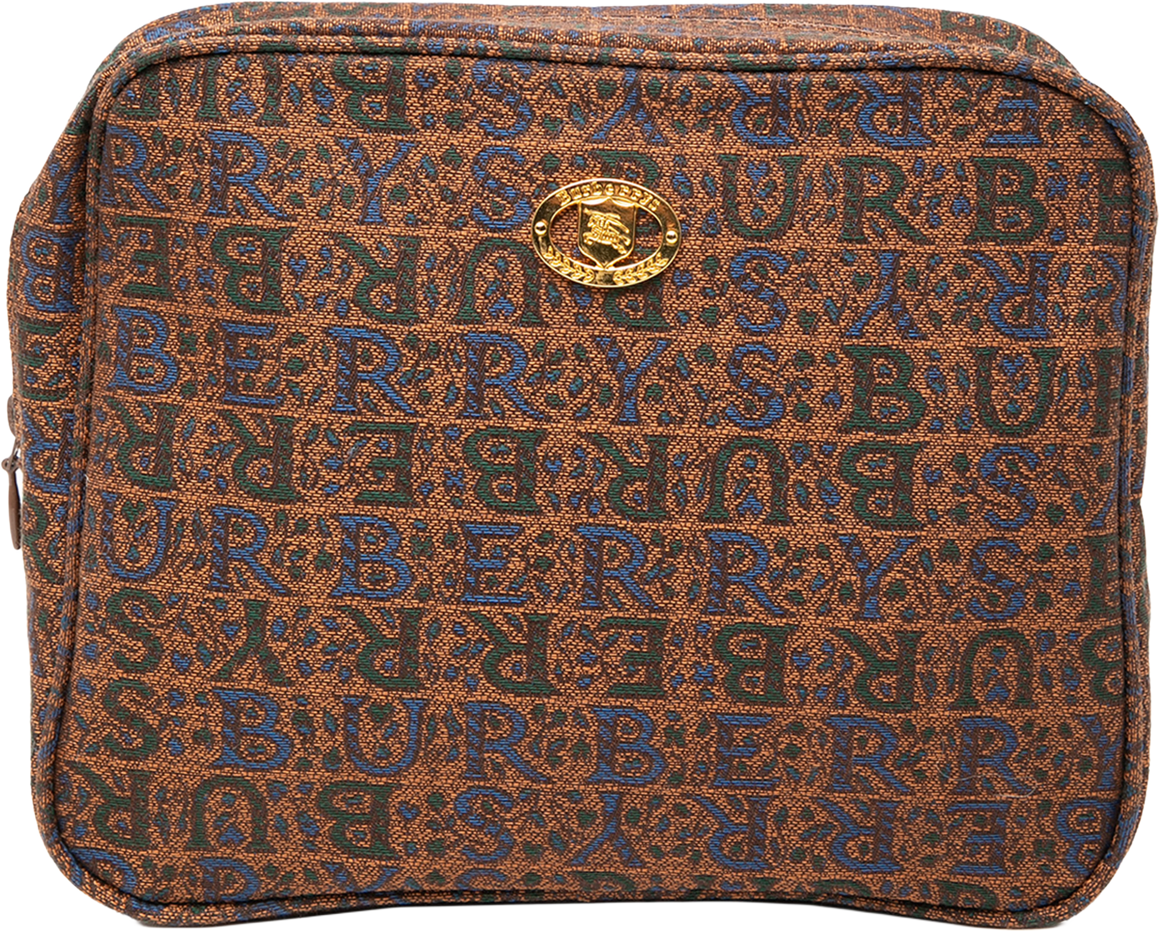 Burberry Canvas Pouch, från Luxclusif, i färgen brown. Klicka för att öppna bilden i stort format