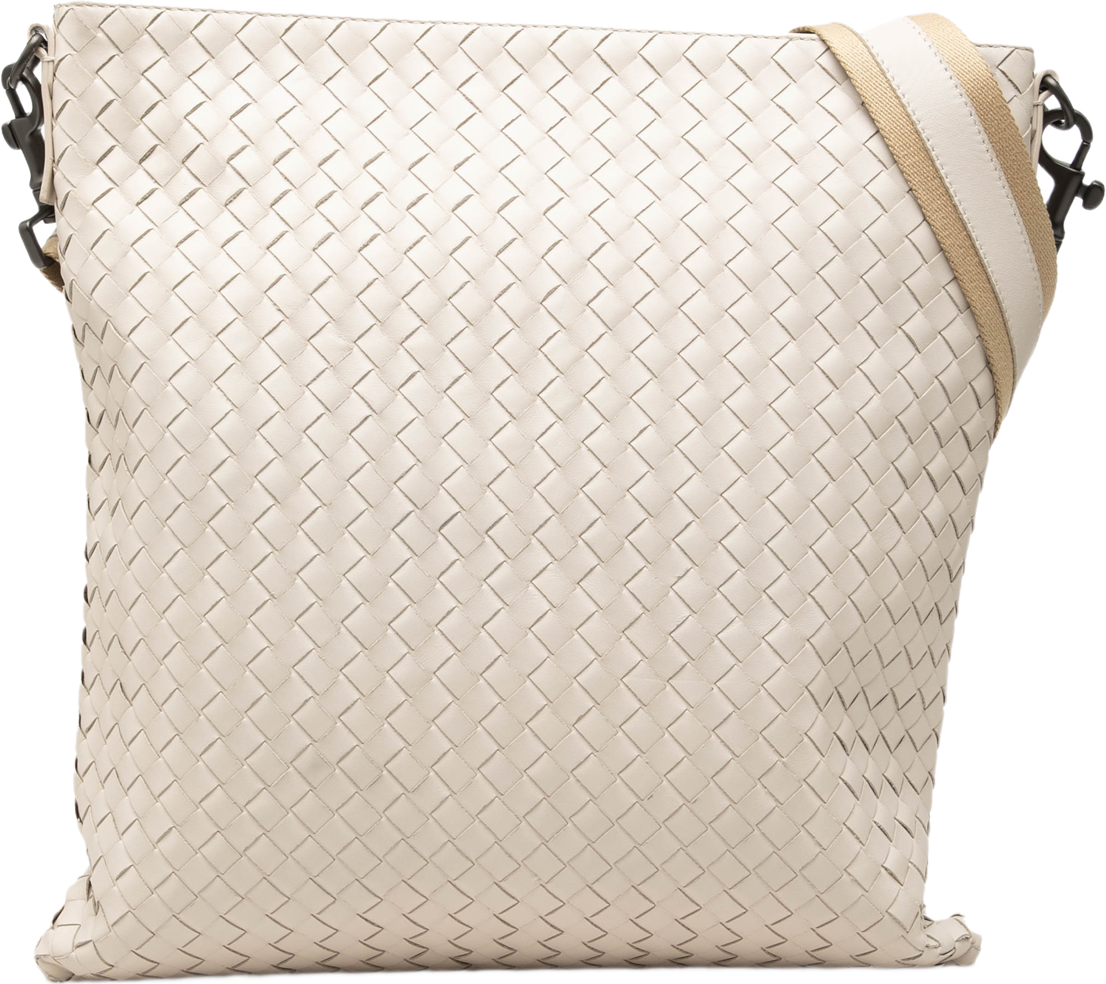 Bottega Veneta Nappa Intrecciato Vn Crossbody, från Luxclusif, i färgen brun. Klicka för att öppna bilden i stort format