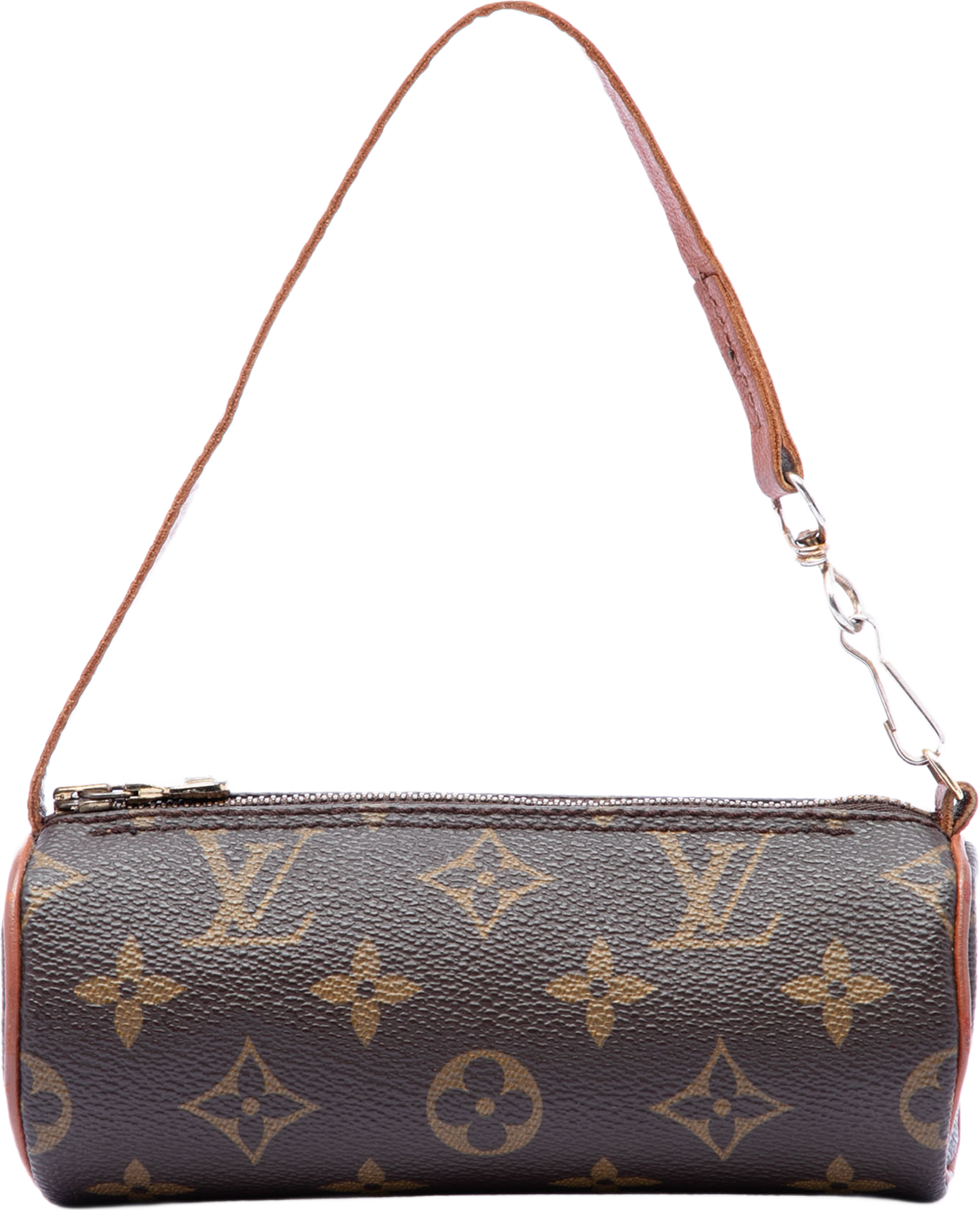 Louis Vuitton Monogram Papillon Pochette, från Luxclusif, i färgen brown. Klicka för att öppna bilden i stort format