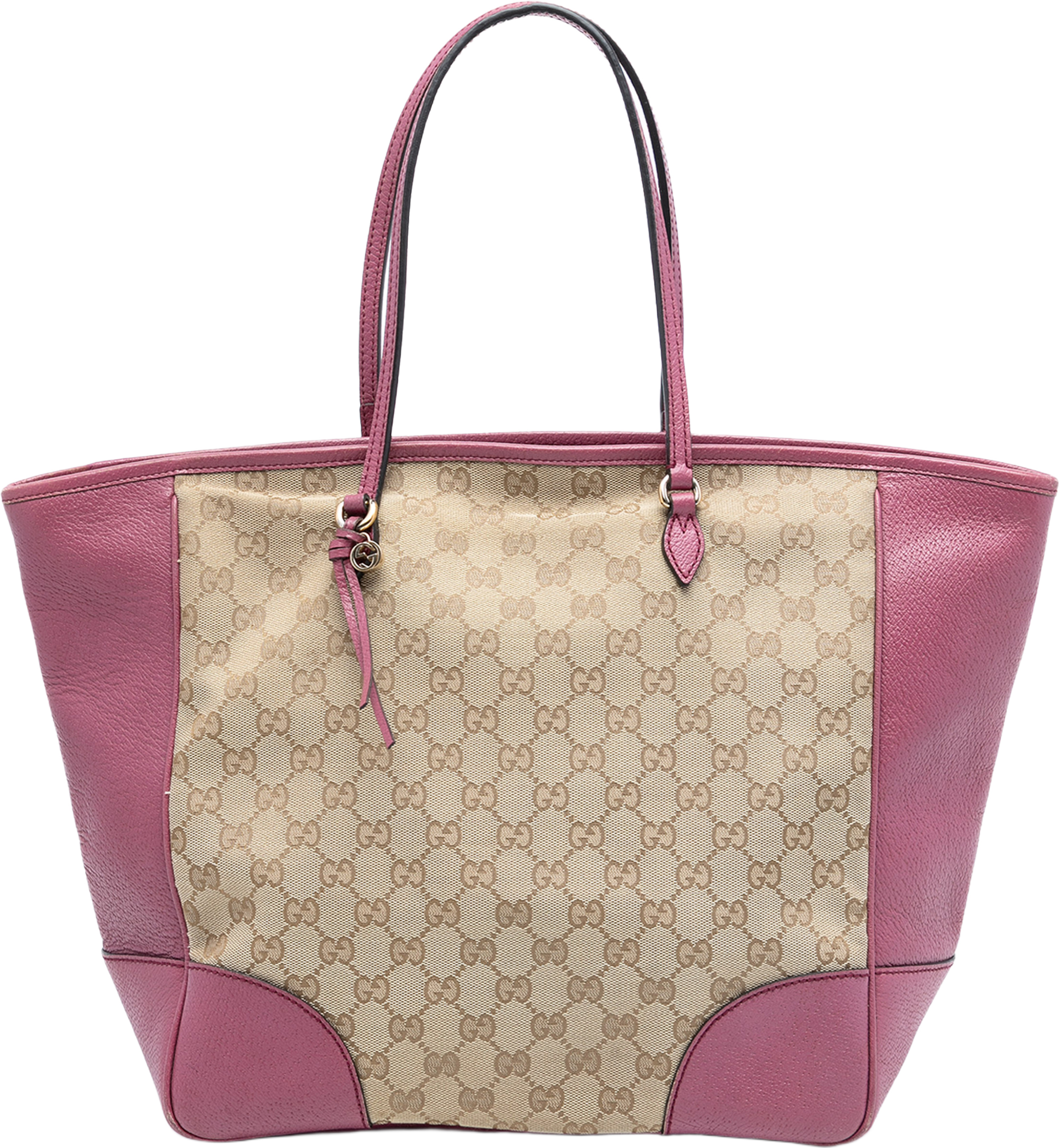 Gucci Gg Canvas Bree Tote, från Luxclusif, i färgen beige. Klicka för att öppna bilden i stort format