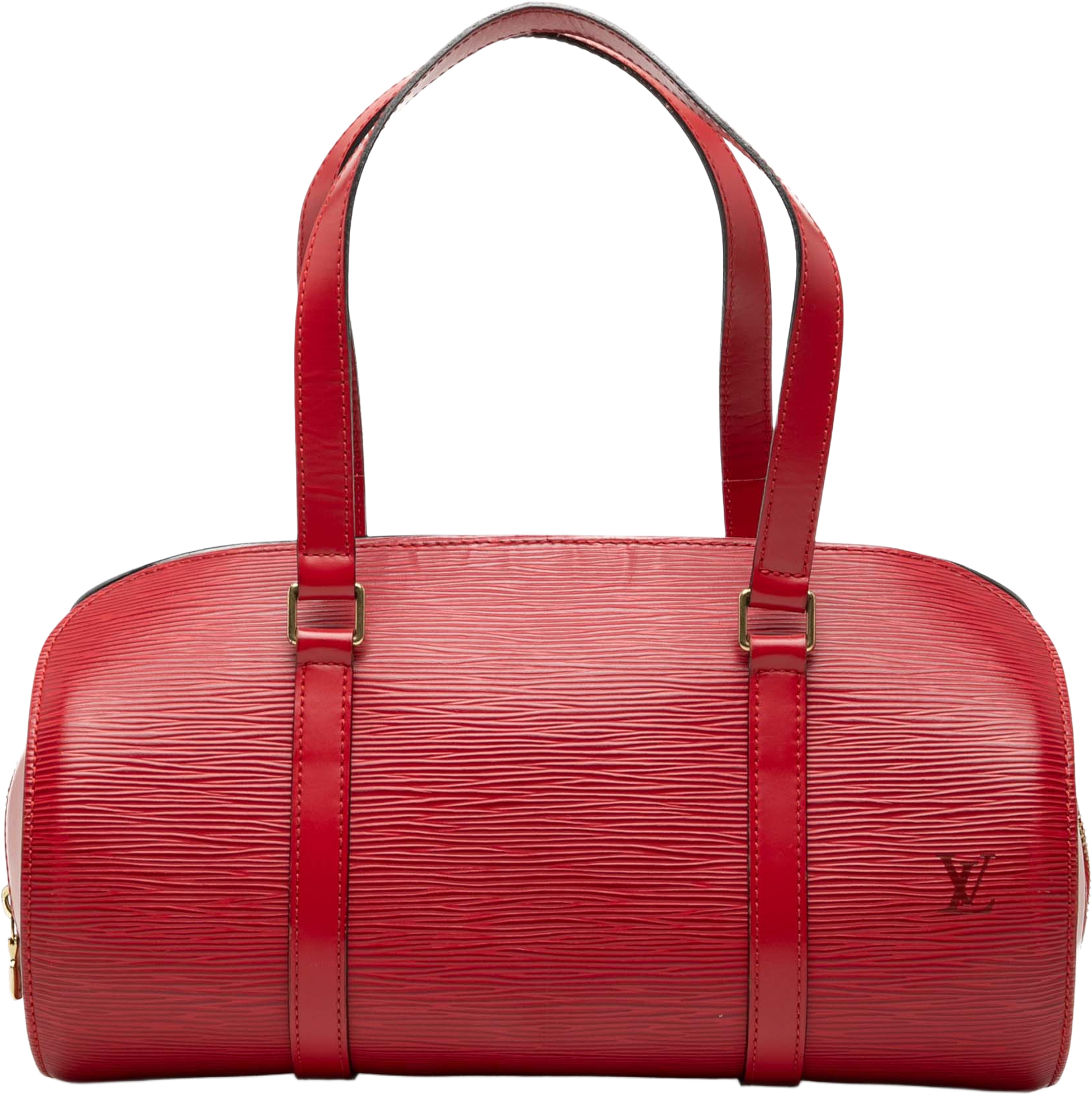 Louis Vuitton Epi Soufflot, från Luxclusif, i färgen red. Klicka för att öppna bilden i stort format