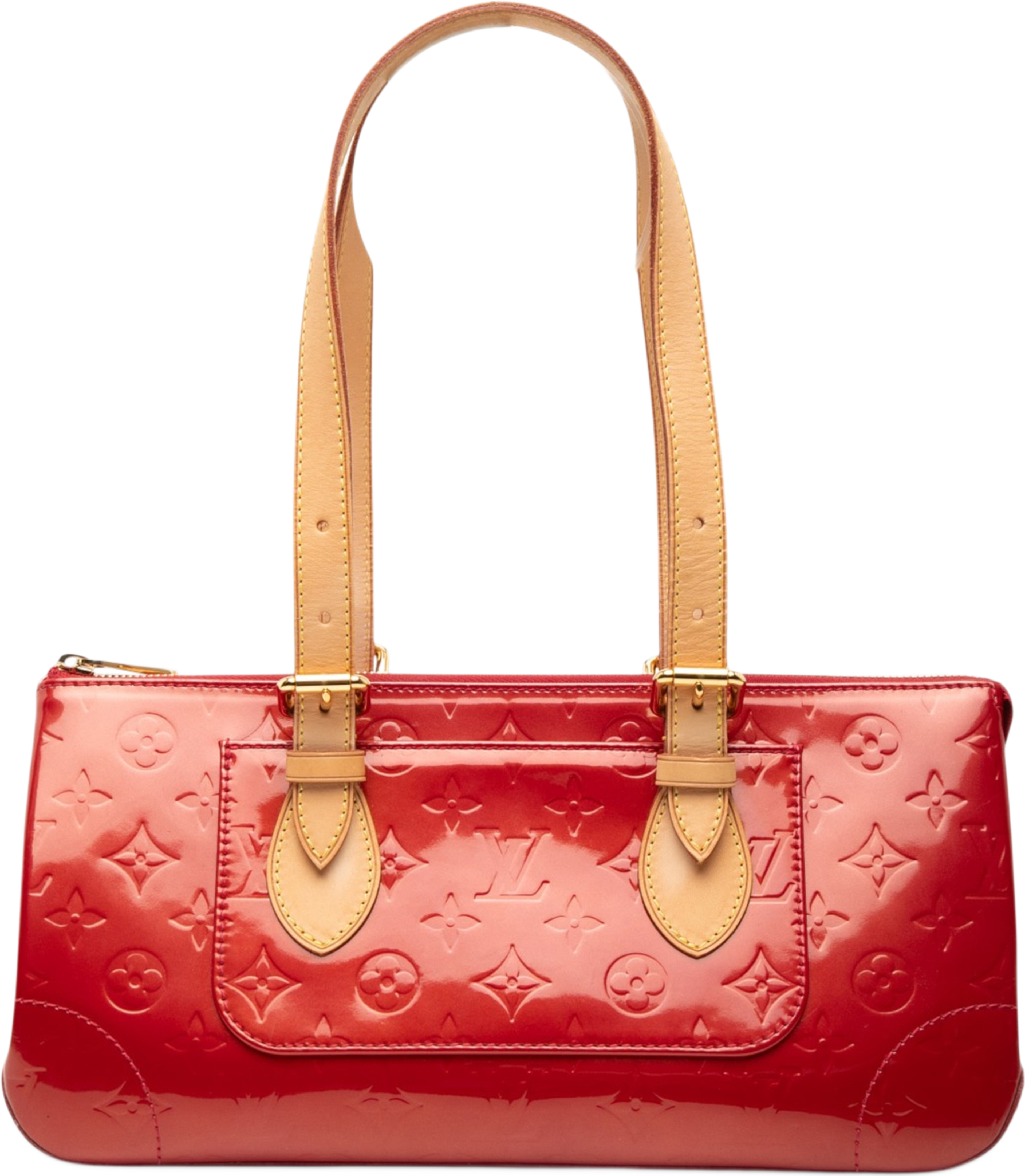 Louis Vuitton Monogram Vernis Rosewood Avenue, från Luxclusif, i färgen röd. Klicka för att öppna bilden i stort format