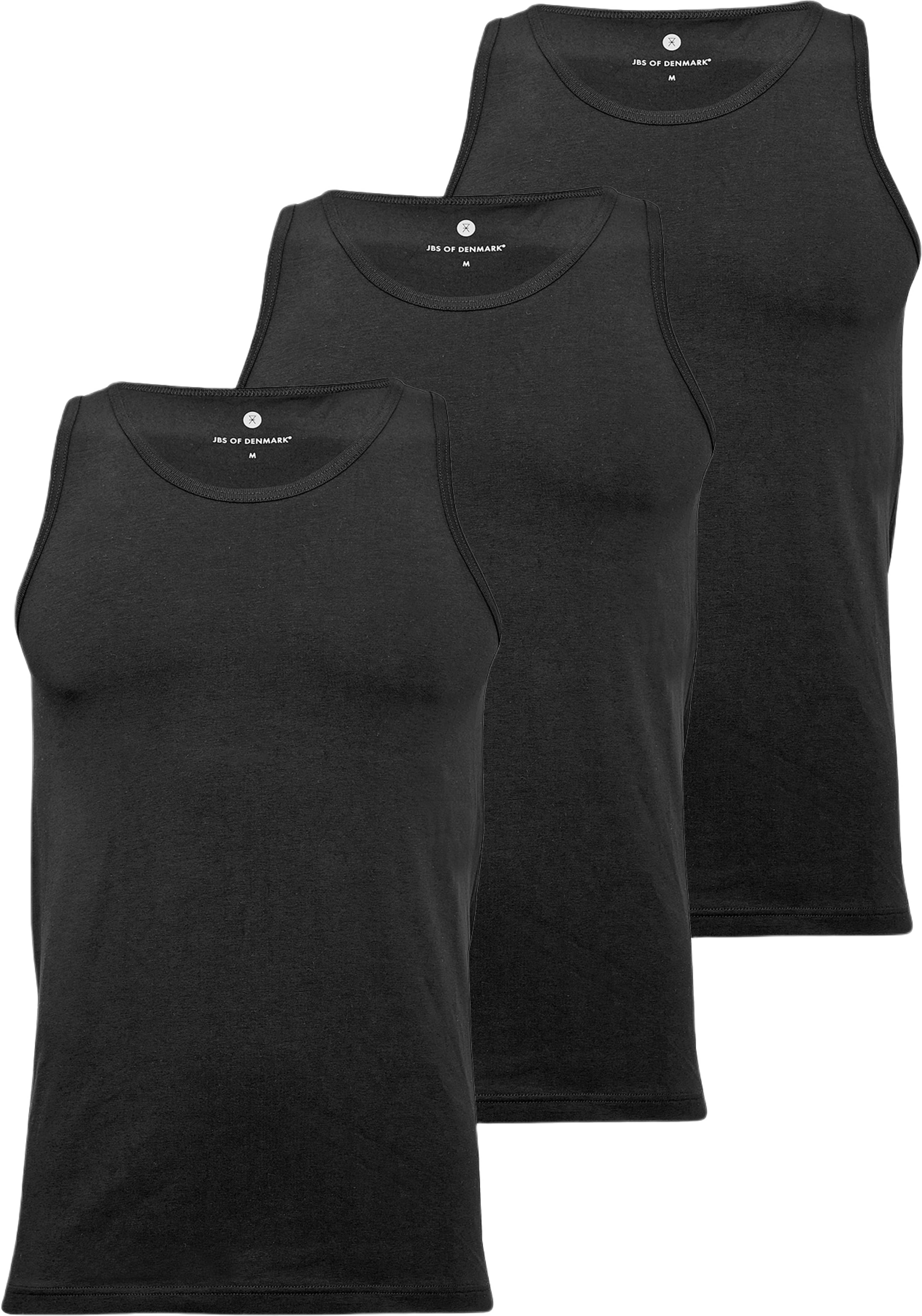 Bambu, Singlet, 3-pack, Vit