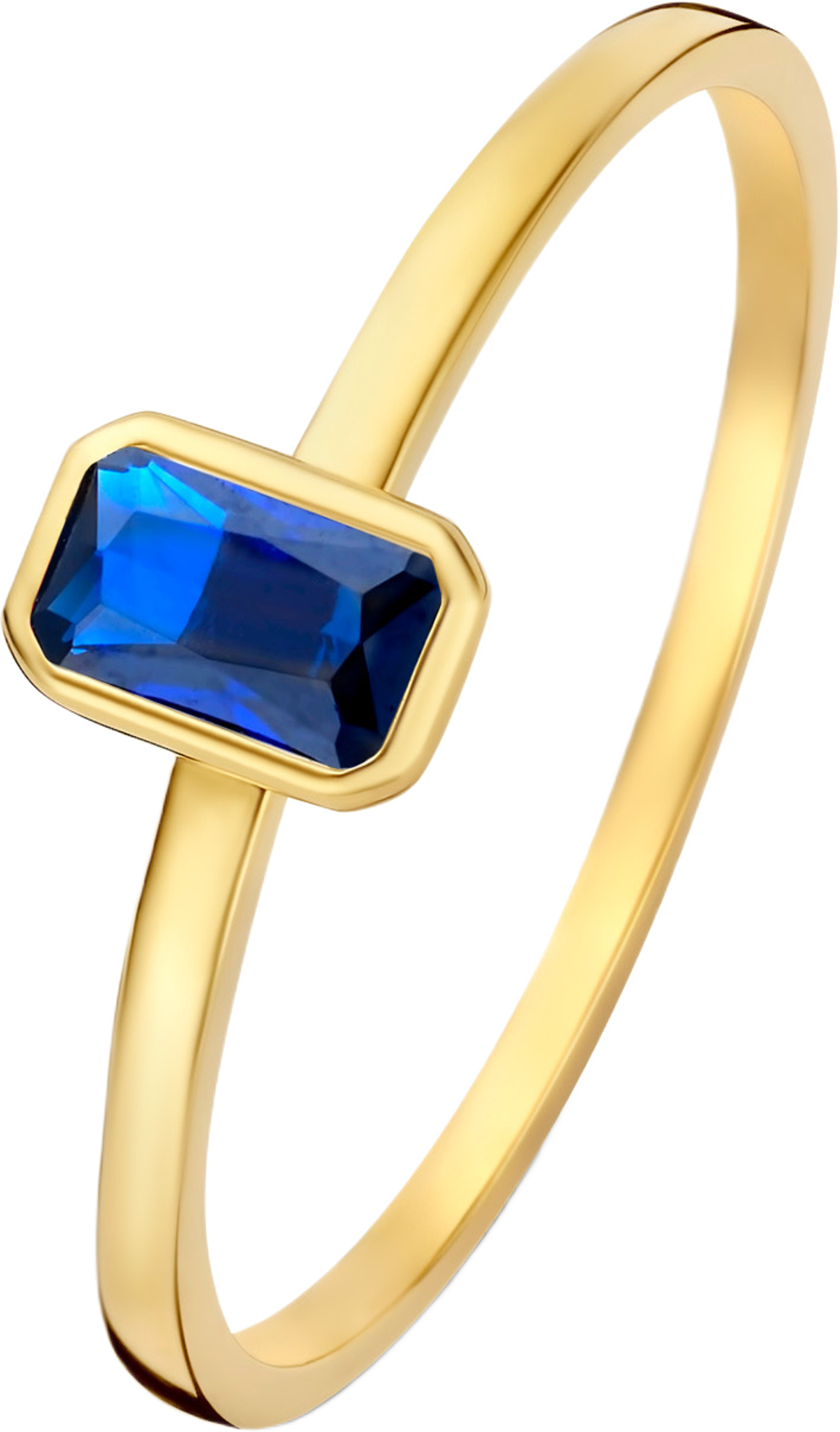 Baguette 14 Karat Guld Ring