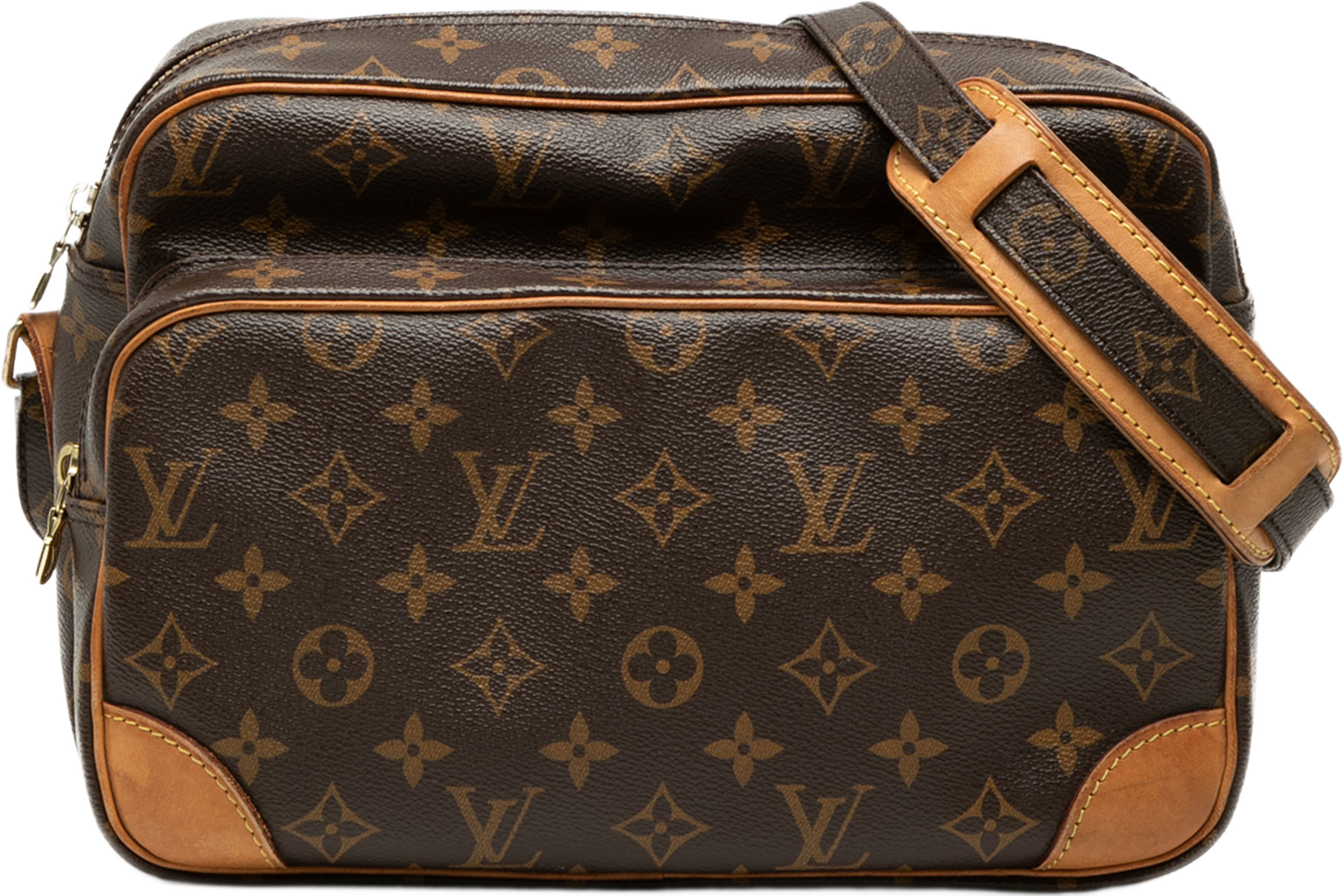 Louis Vuitton Monogram Nil Crossbody, från Luxclusif, i färgen brun. Klicka för att öppna bilden i stort format