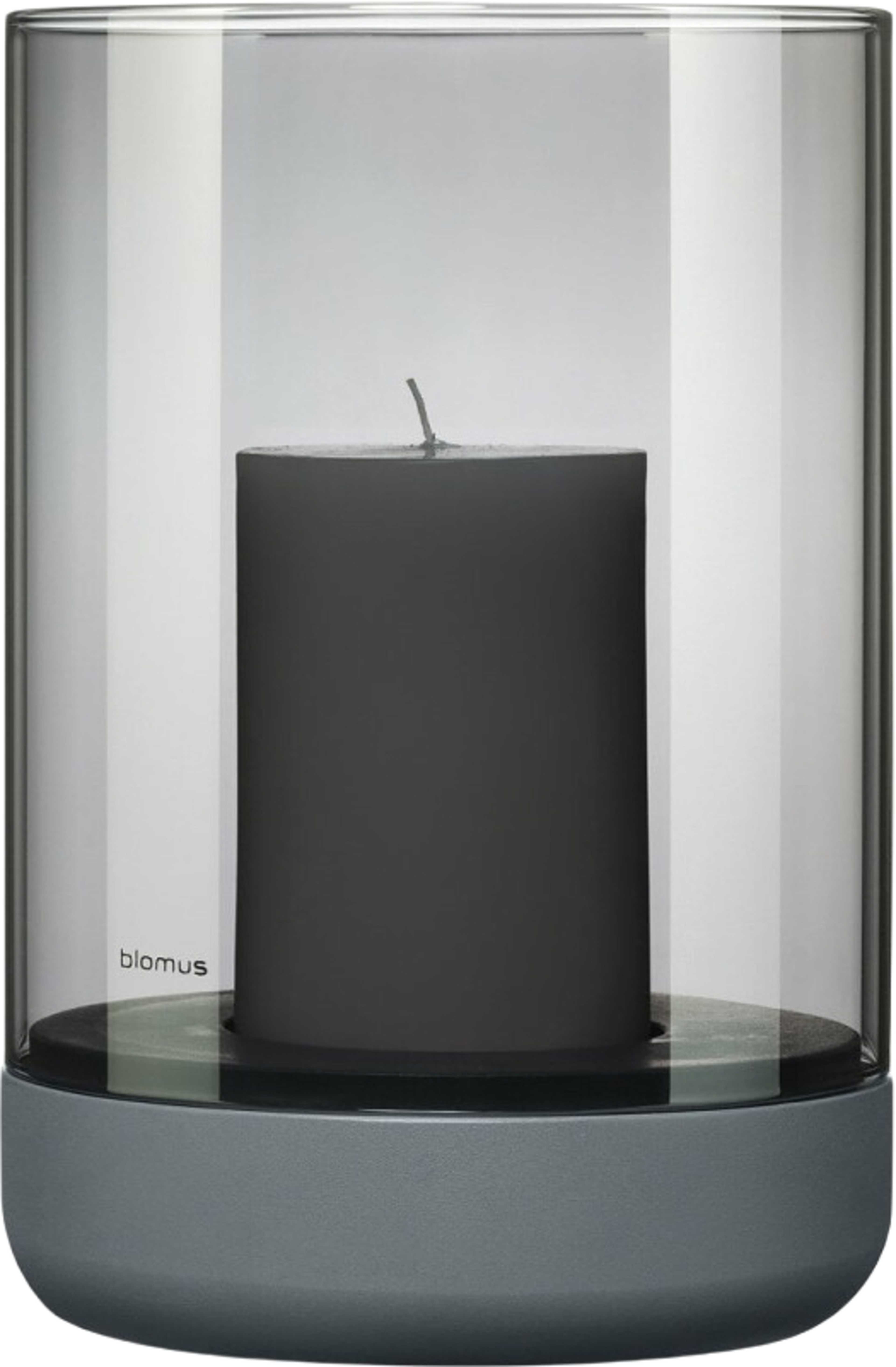 Calma Ljuslykta Large 22,5 Cm Steel Gray Smoke