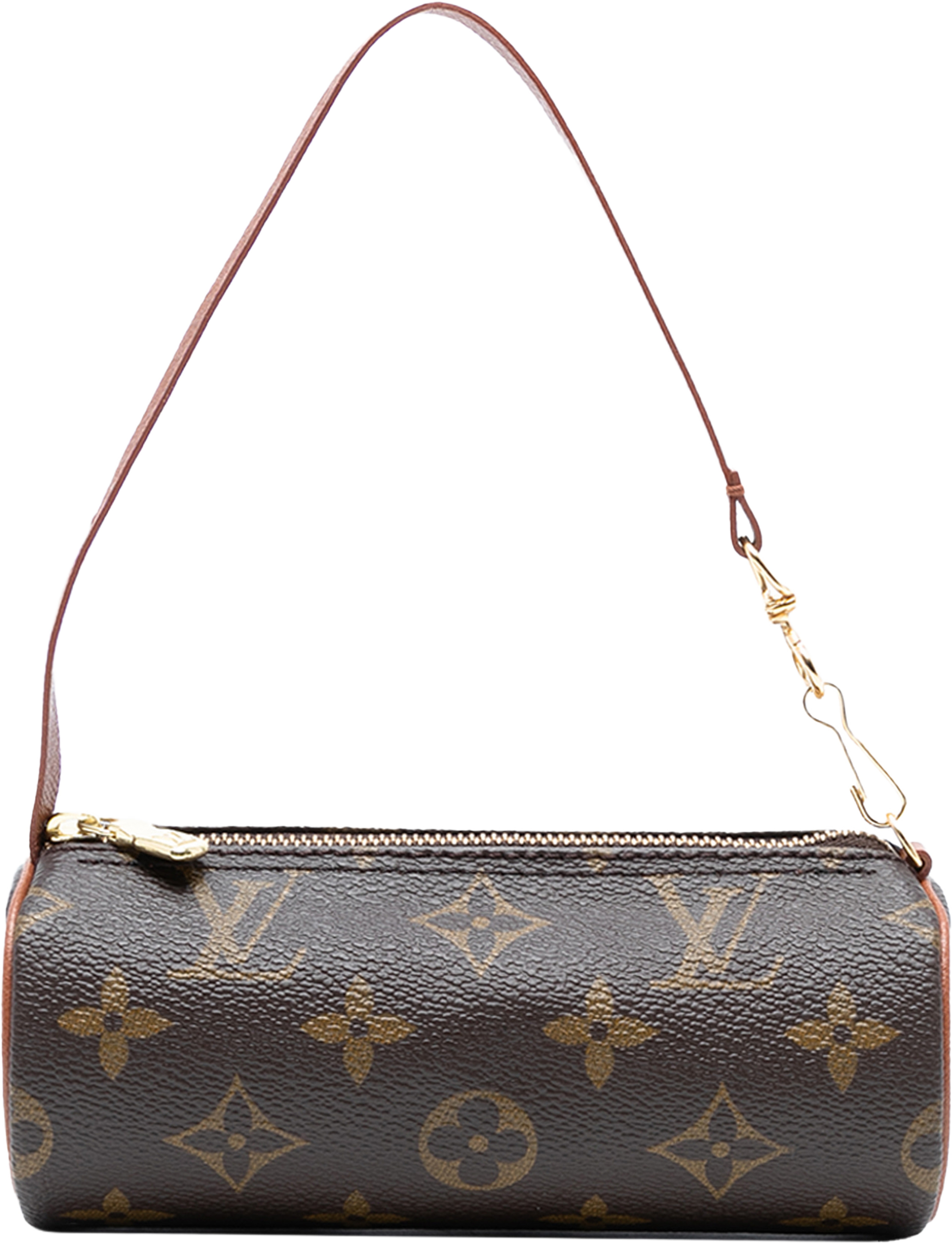 Louis Vuitton Monogram Papillon Pochette, från Luxclusif, i färgen brown. Klicka för att öppna bilden i stort format