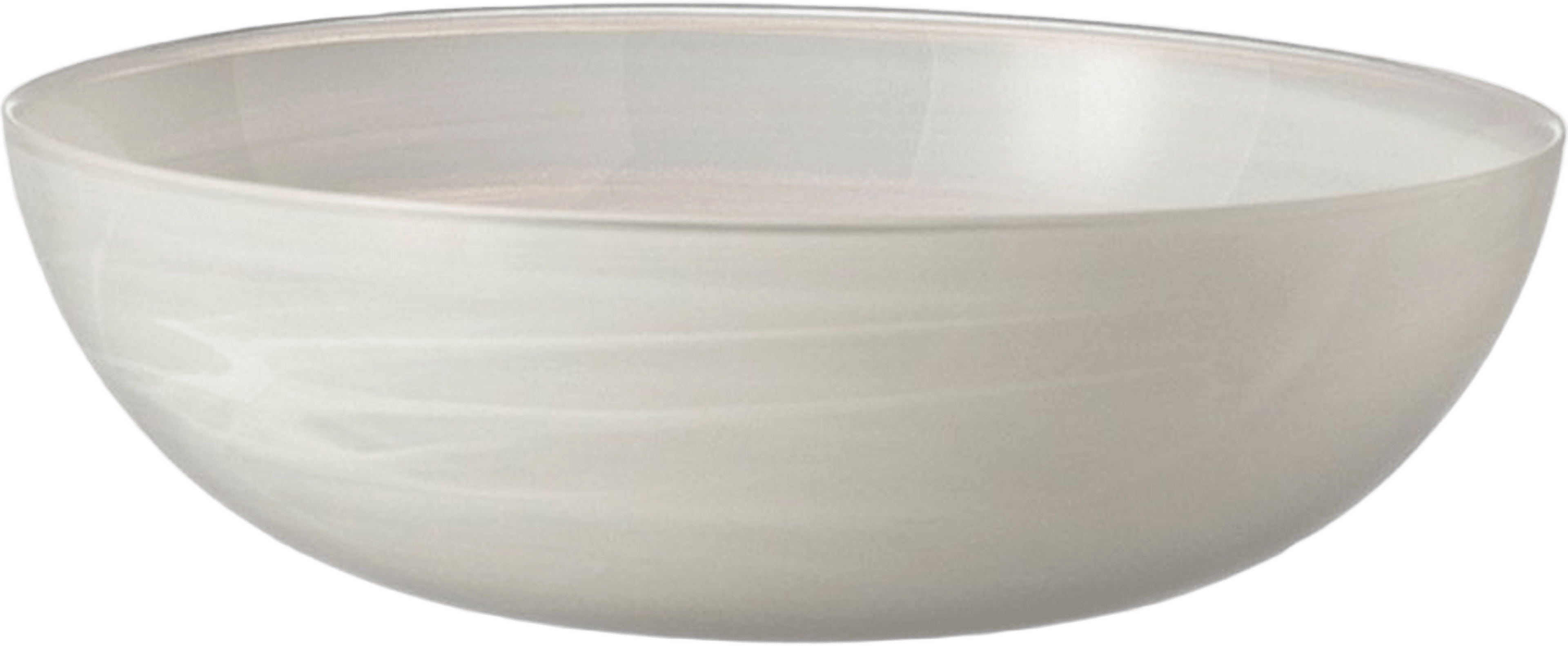 Bowl flat 28 Alabastro