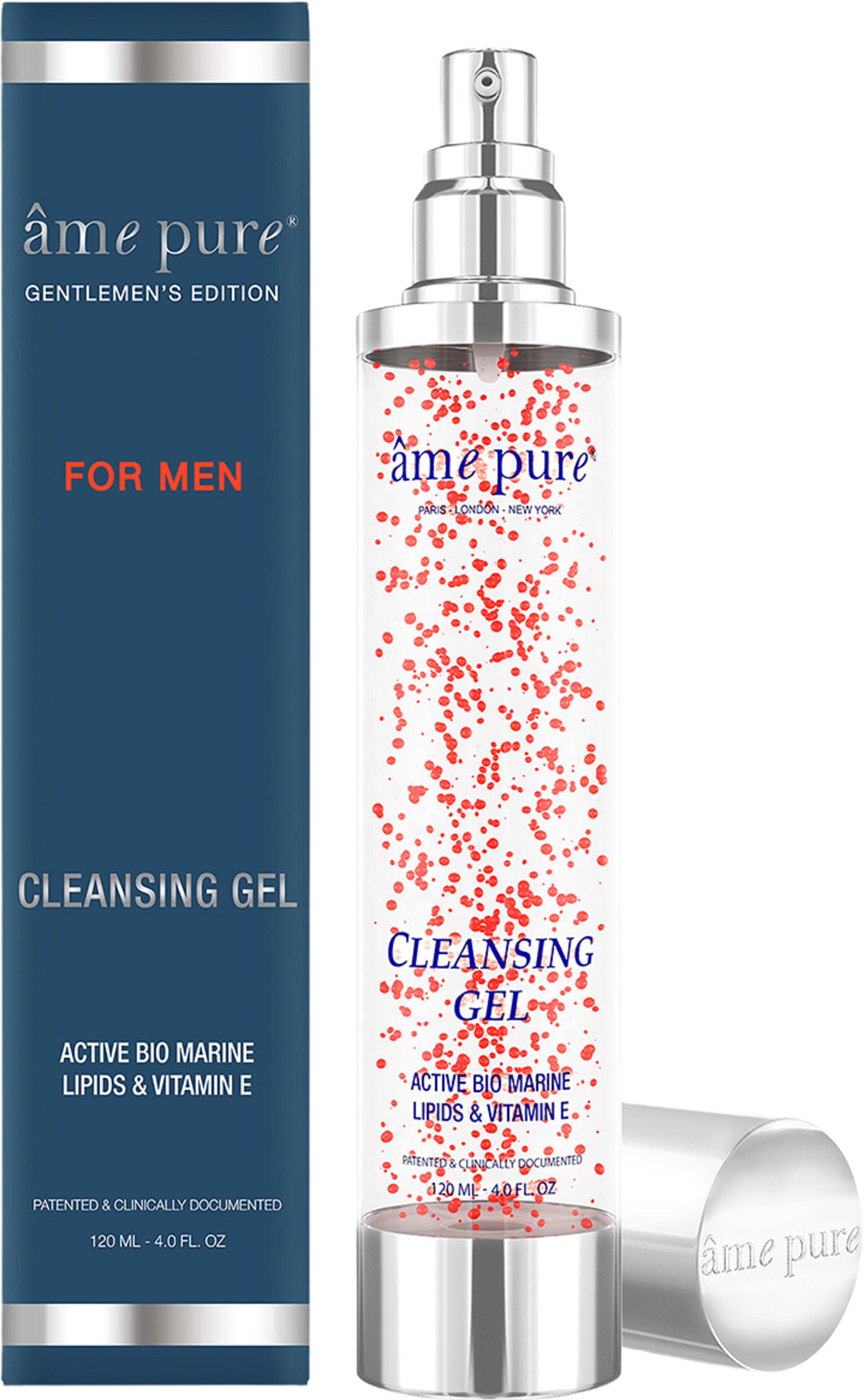 Gentlemen Cleansing Gel, Lipids & vitamin E, 120ml
