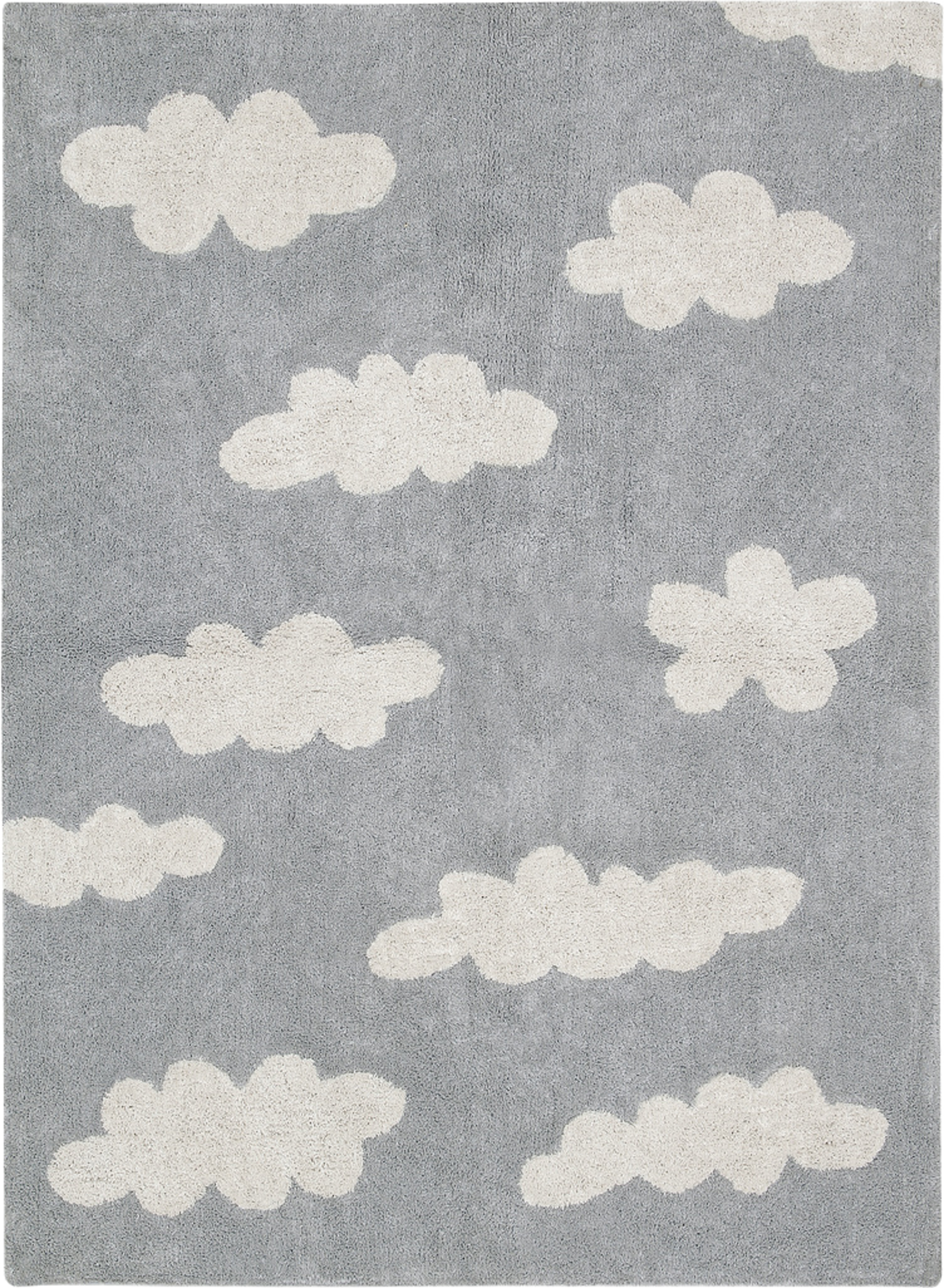 Tvättbar Matta Moln, från LORENA CANALS, i färgen grey, natural. Klicka för att öppna bilden i stort format