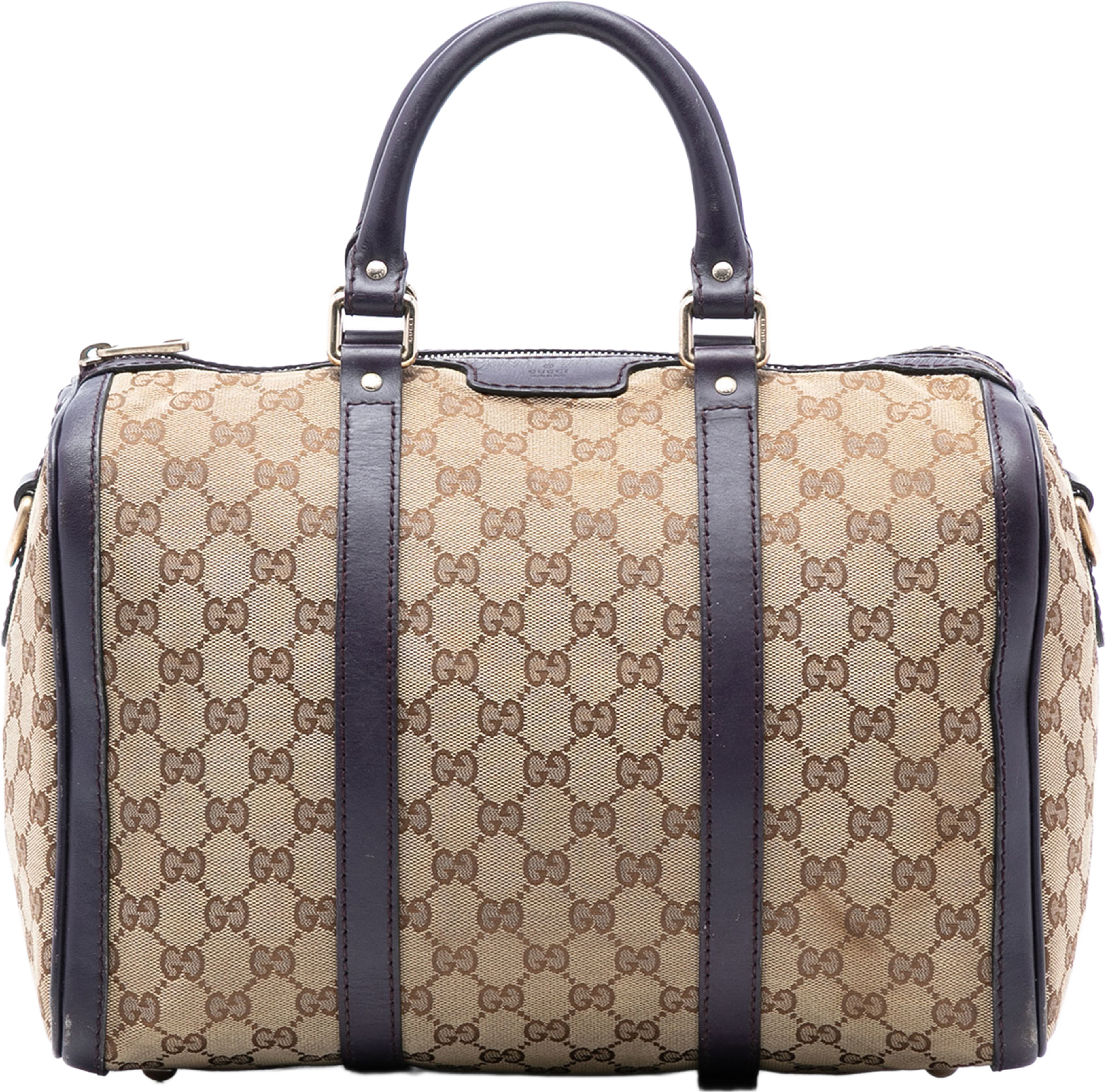 Gucci Medium Gg Canvas Joy Boston Bag, från Luxclusif, i färgen beige. Klicka för att öppna bilden i stort format