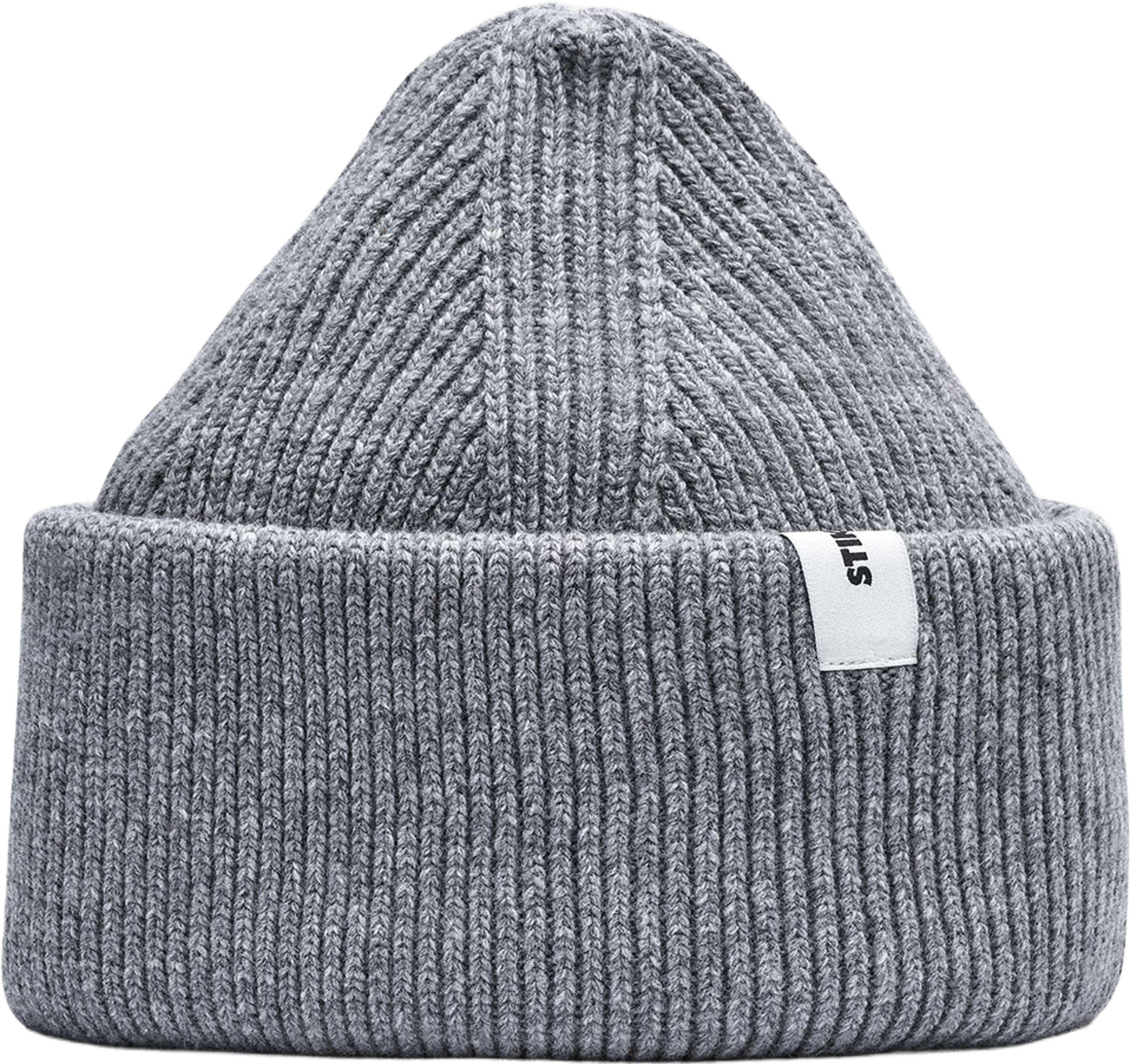 Beanie 01 Merino Chunky Fit, från Stiksen, i färgen light grey. Klicka för att öppna bilden i stort format