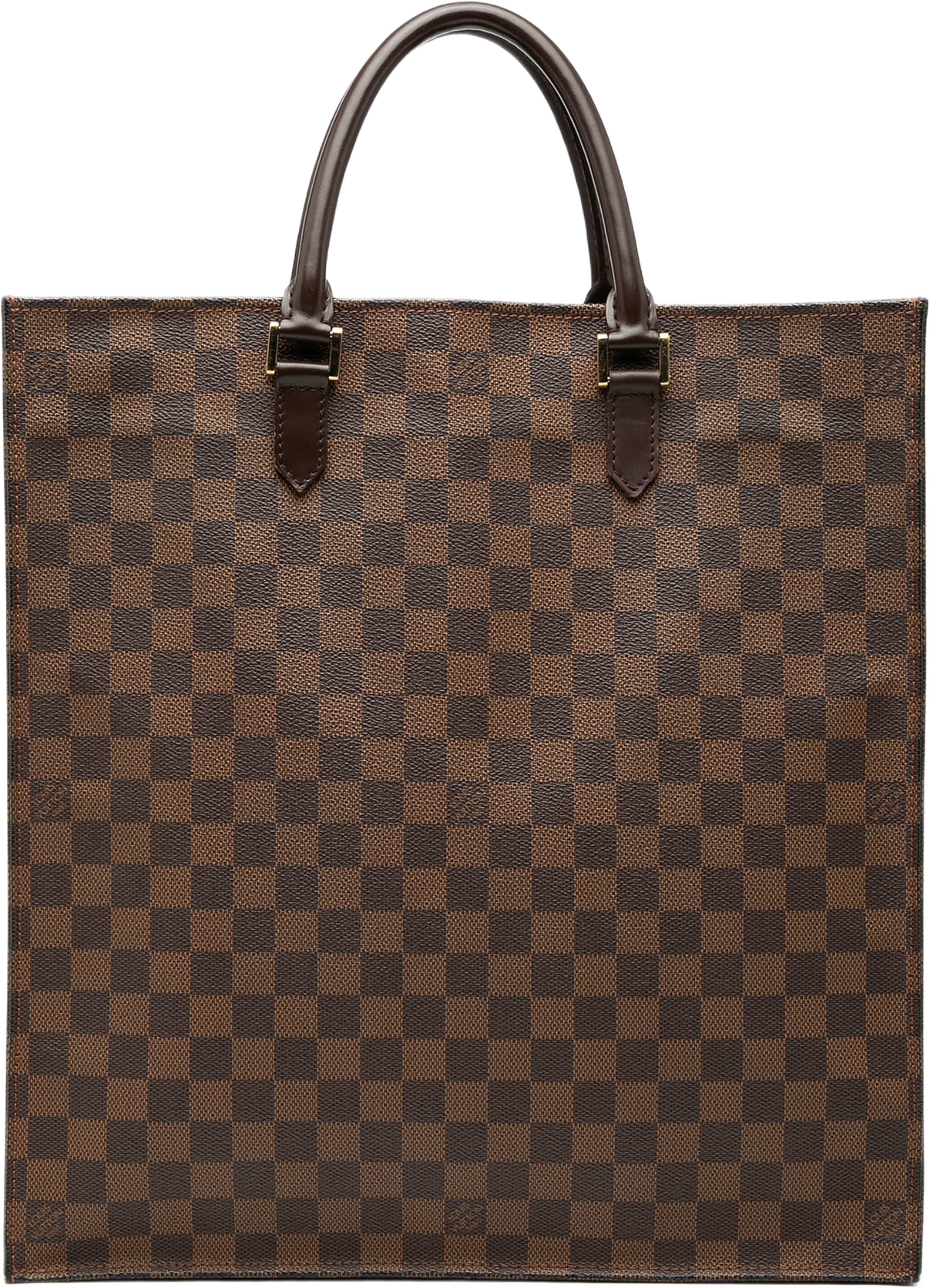 Louis Vuitton Damier Ebene Sac Plat, från Luxclusif, i färgen brown. Klicka för att öppna bilden i stort format