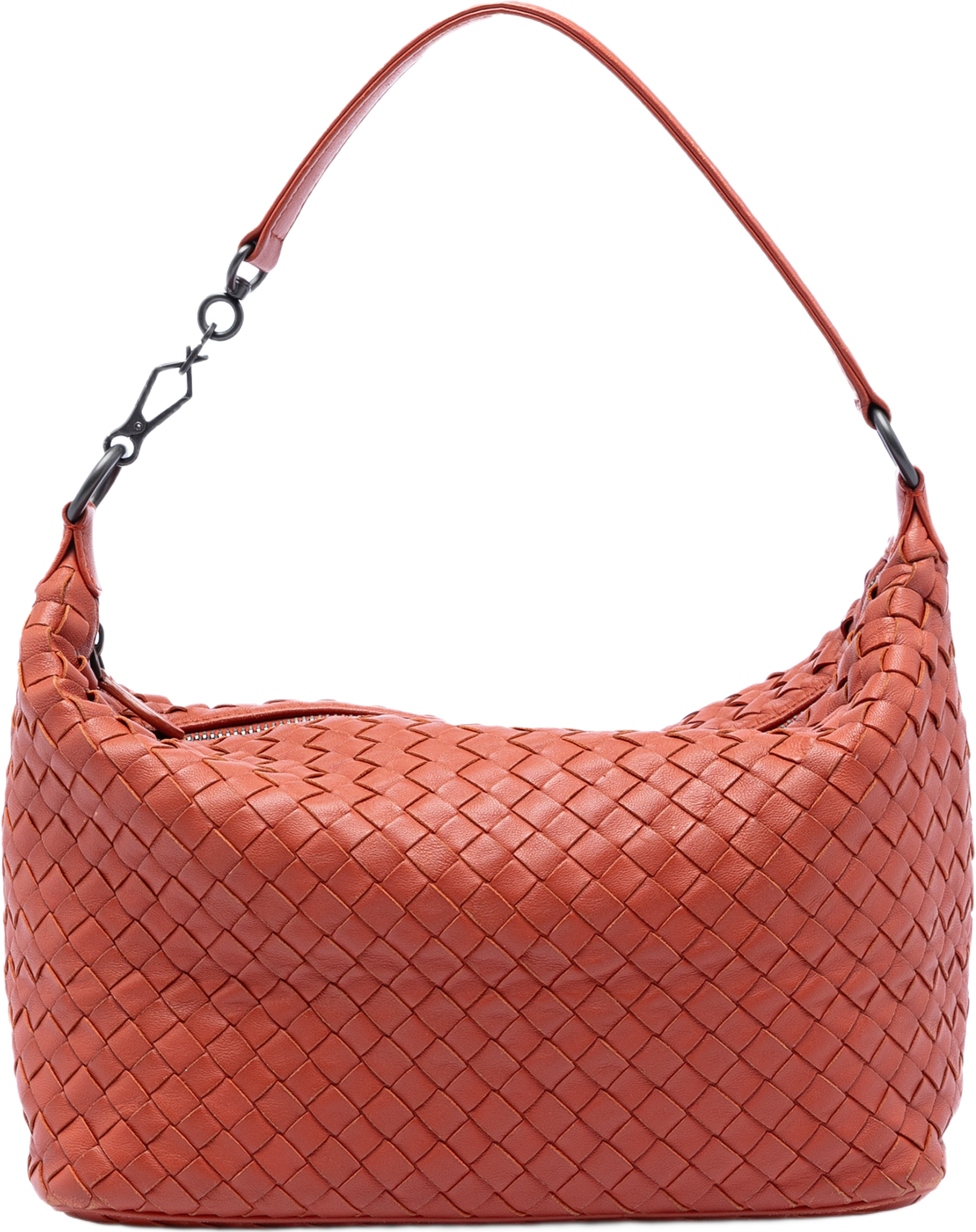 Bottega Veneta Nappa Intrecciato Shoulder Bag, från Luxclusif, i färgen brun. Klicka för att öppna bilden i stort format
