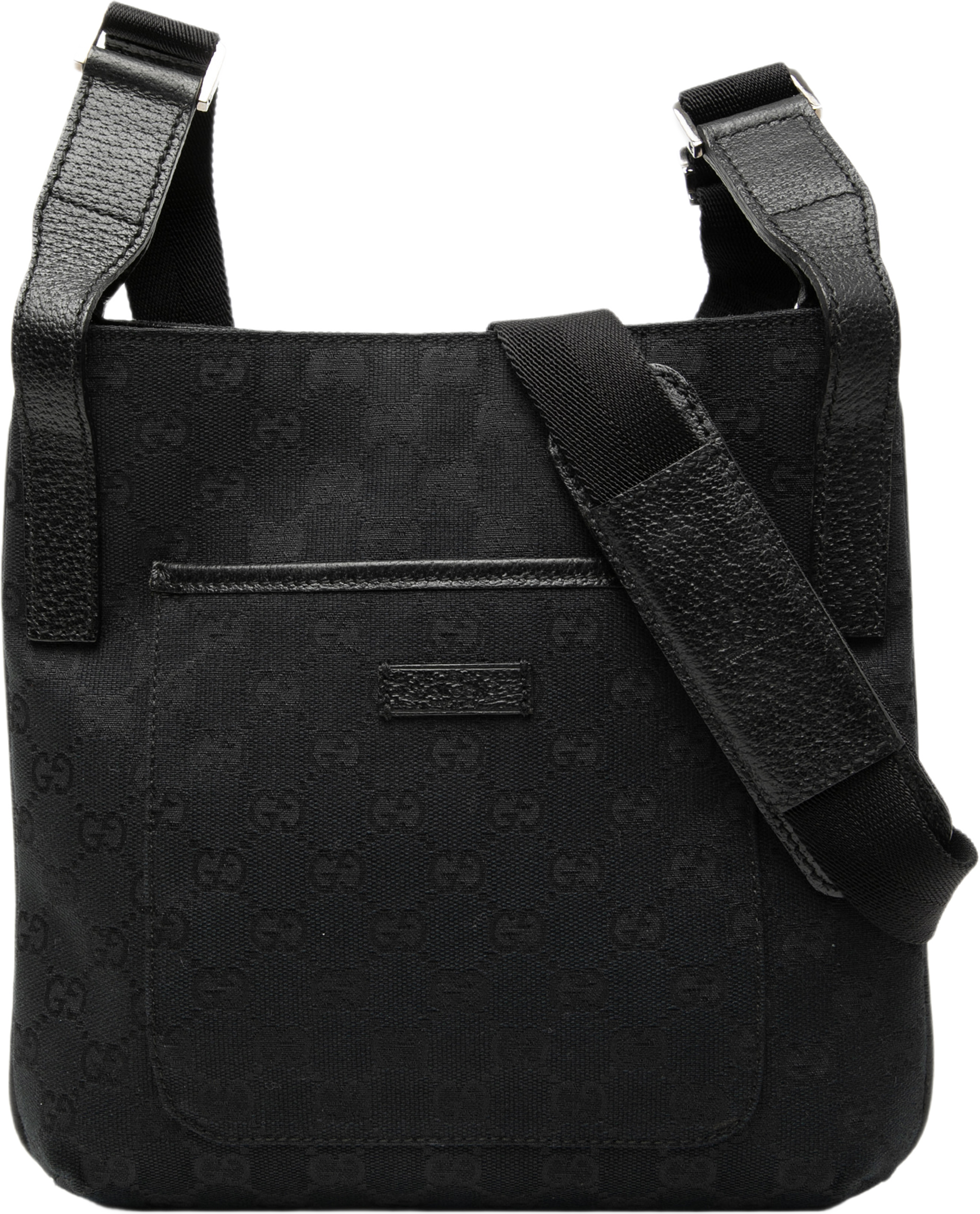Gucci Gg Canvas Crossbody, från Luxclusif, i färgen svart. Klicka för att öppna bilden i stort format