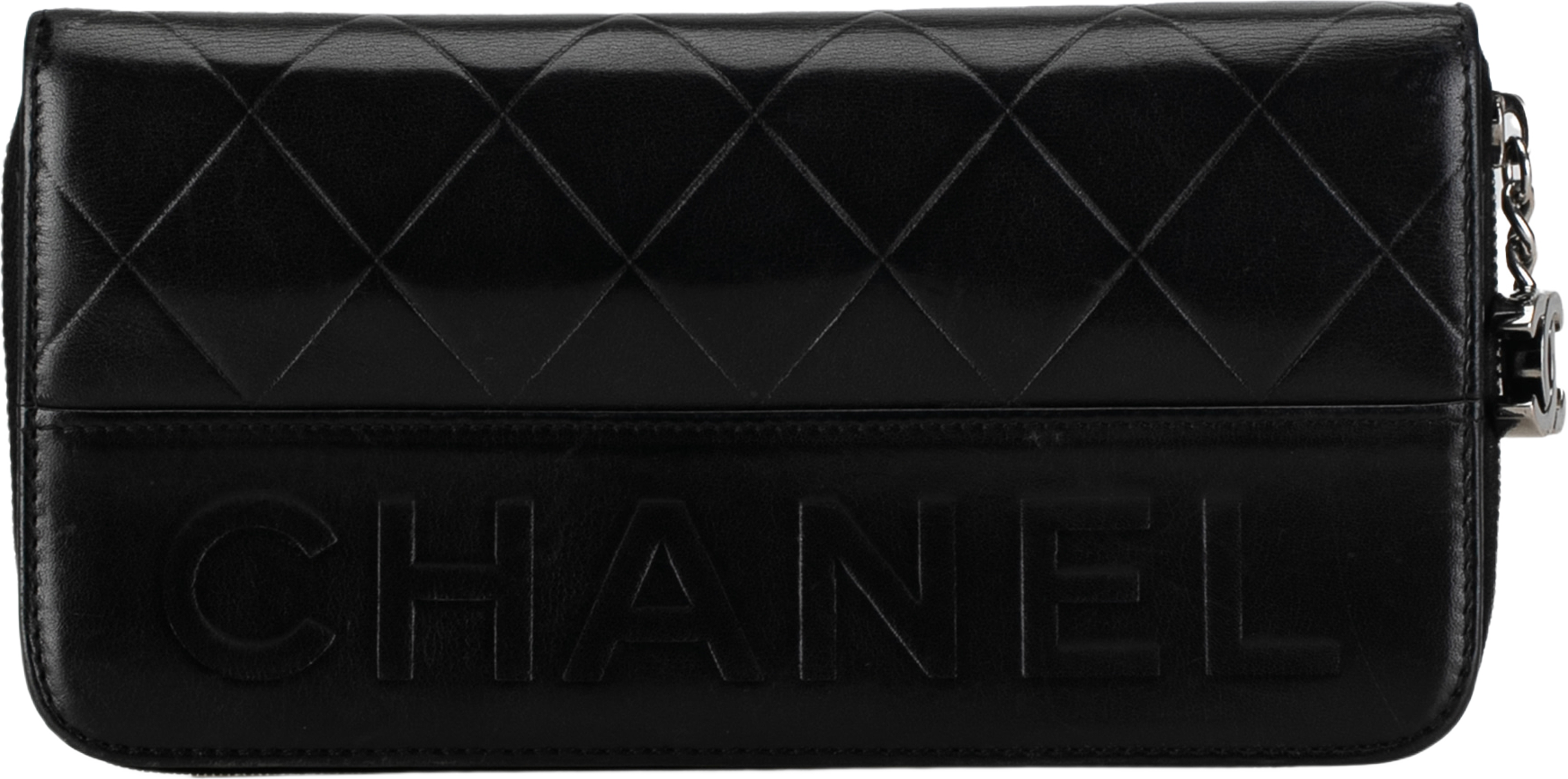Chanel Quilted Calfskin Long Wallet