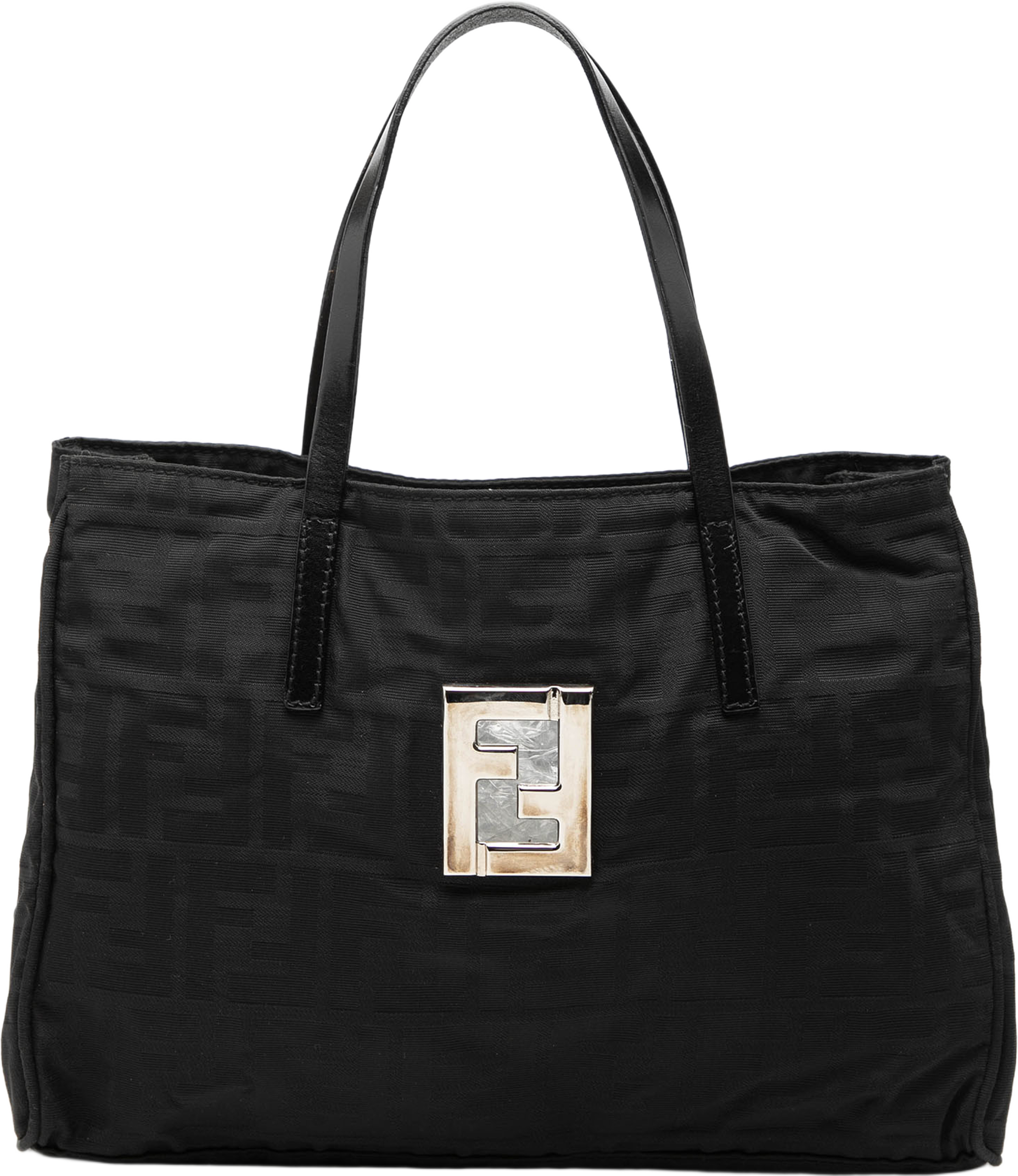 Fendi Zucca Canvas Tote, från Luxclusif, i färgen black. Klicka för att öppna bilden i stort format