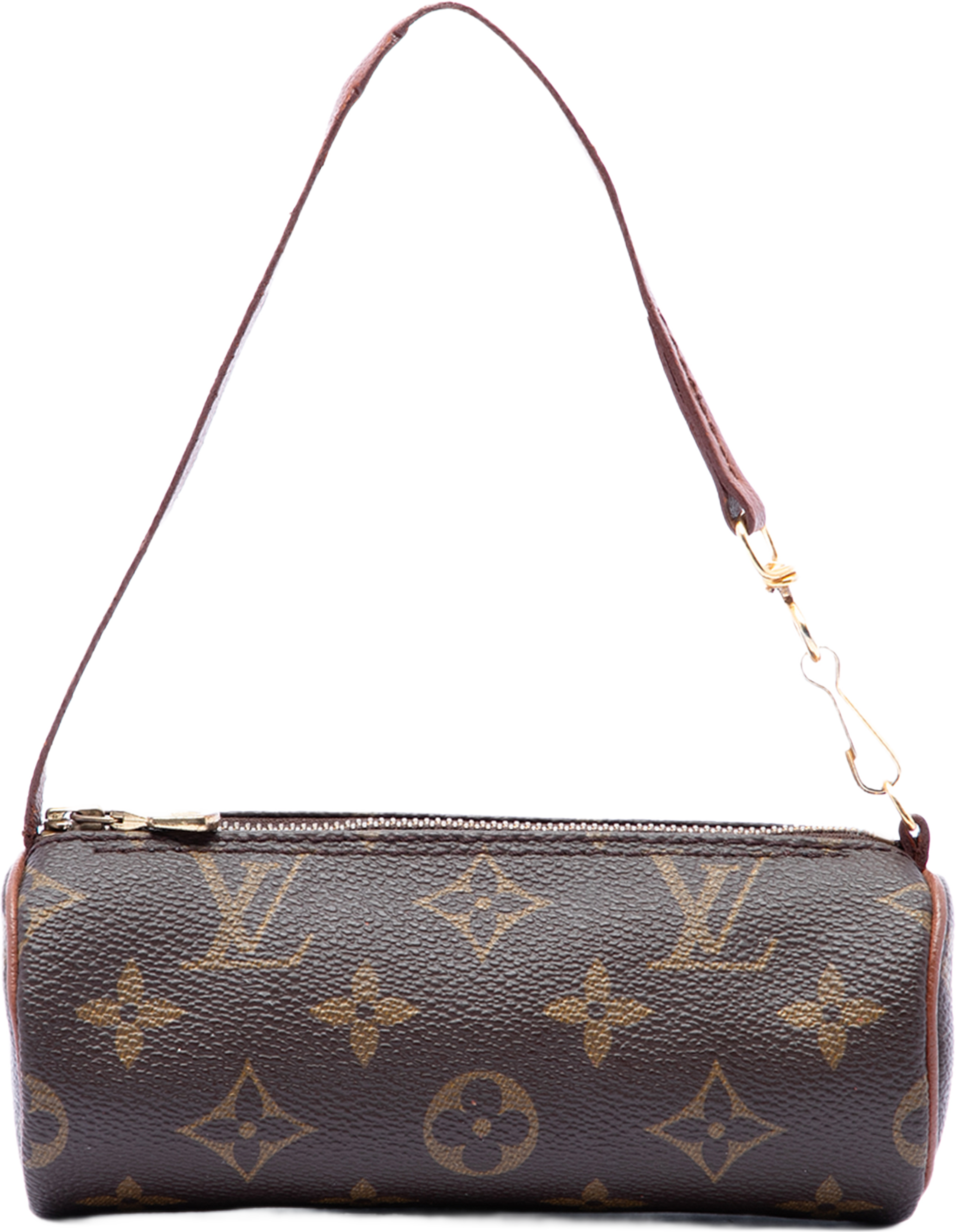 Louis Vuitton Monogram Papillon Pochette, från Luxclusif, i färgen brown. Klicka för att öppna bilden i stort format