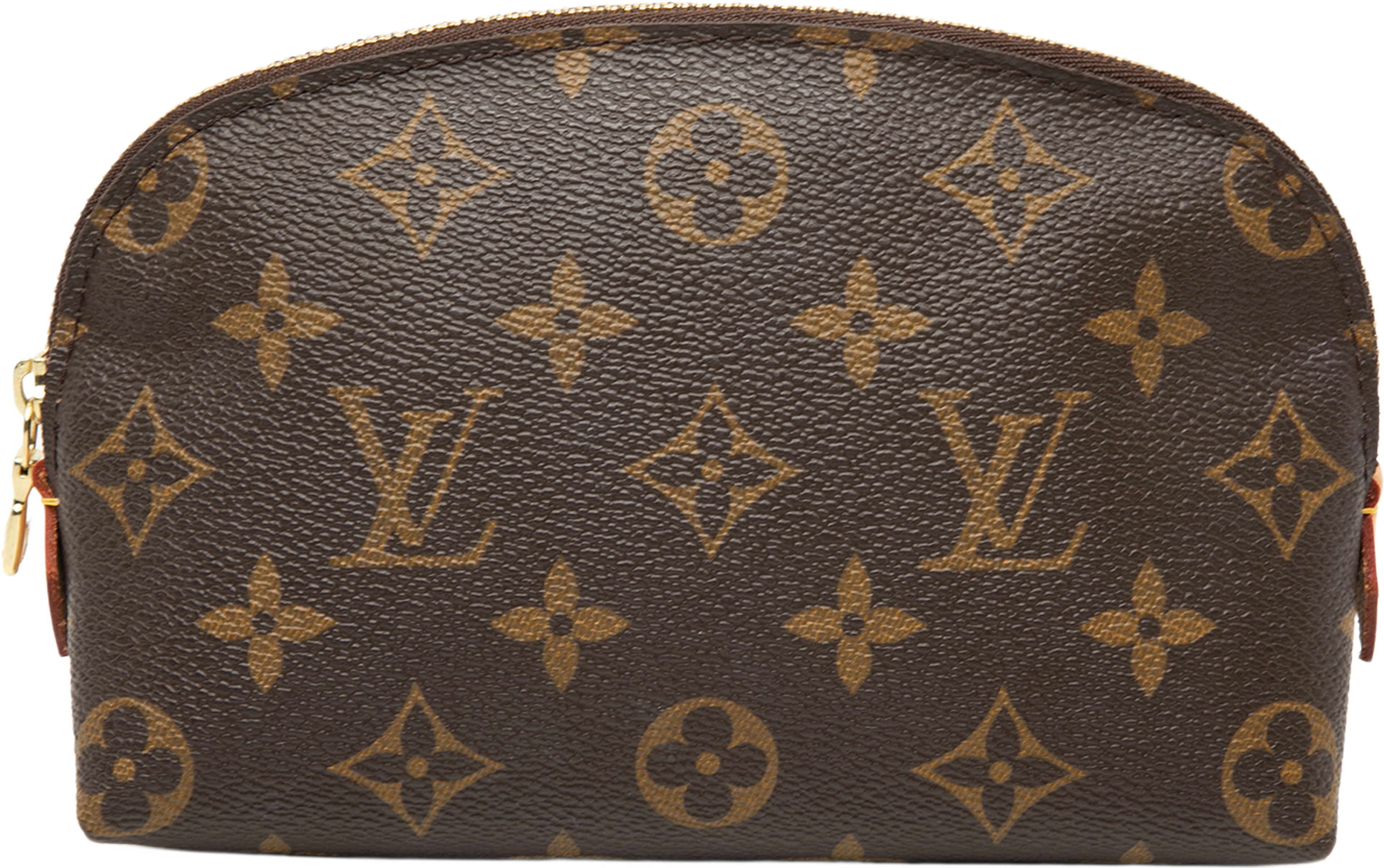 Louis Vuitton Monogram Cosmetic Pouch Pm, från Luxclusif, i färgen brown. Klicka för att öppna bilden i stort format