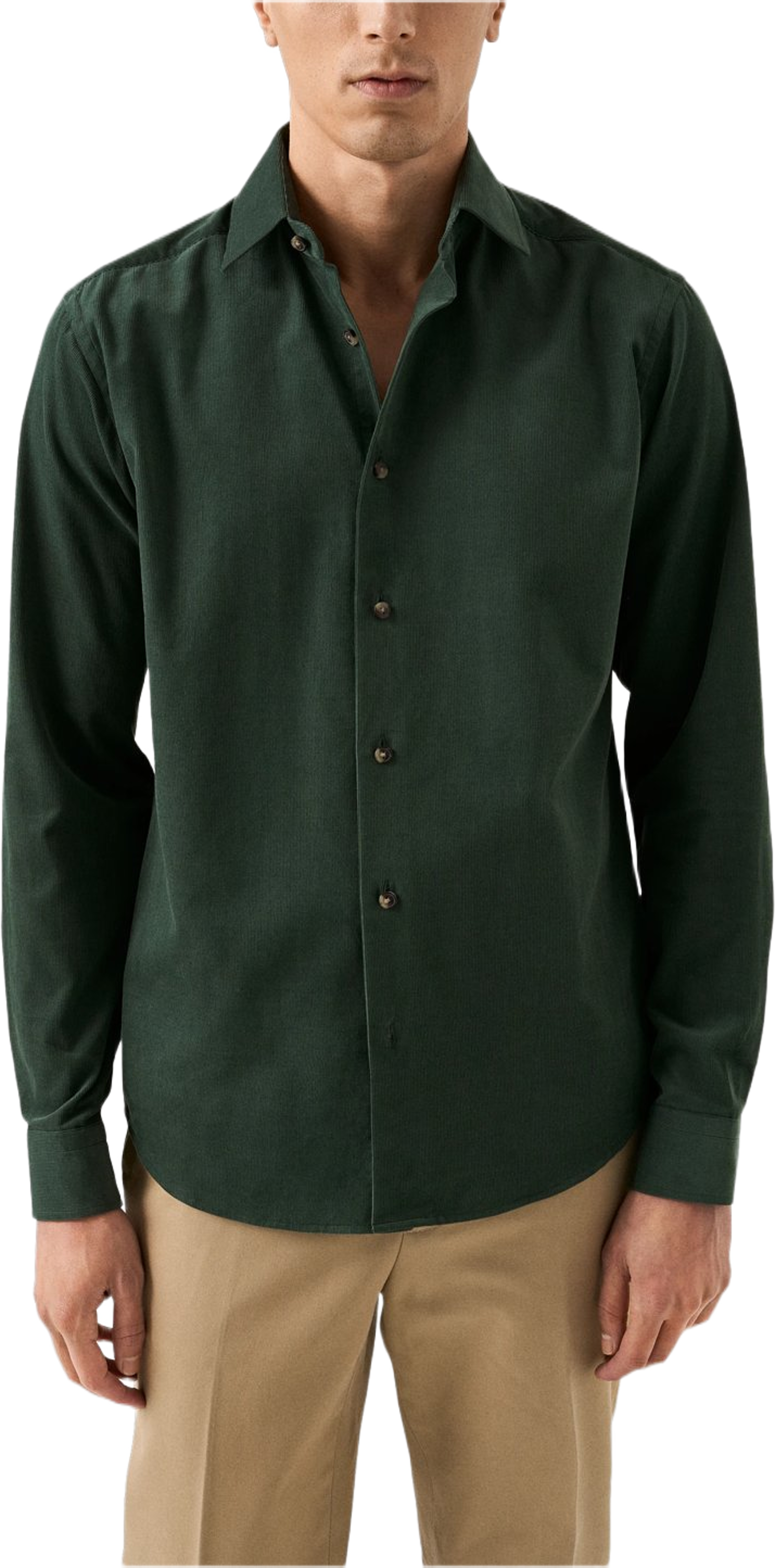 Manchesterskjorta Casual Fit, från Eton, i färgen dark green. Klicka för att öppna bilden i stort format