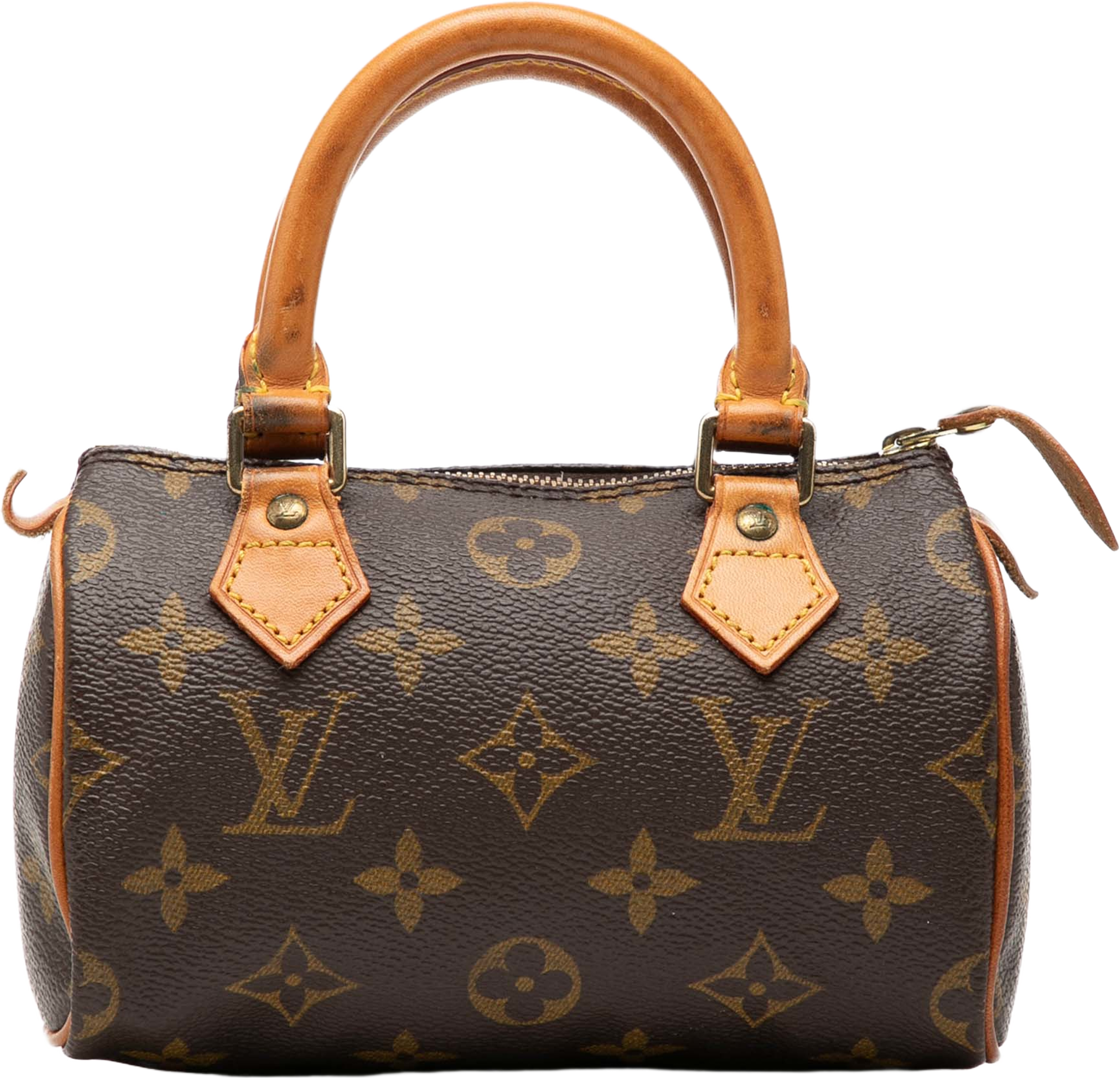 Louis Vuitton Monogram Mini Speedy Hl, från Luxclusif, i färgen brown. Klicka för att öppna bilden i stort format