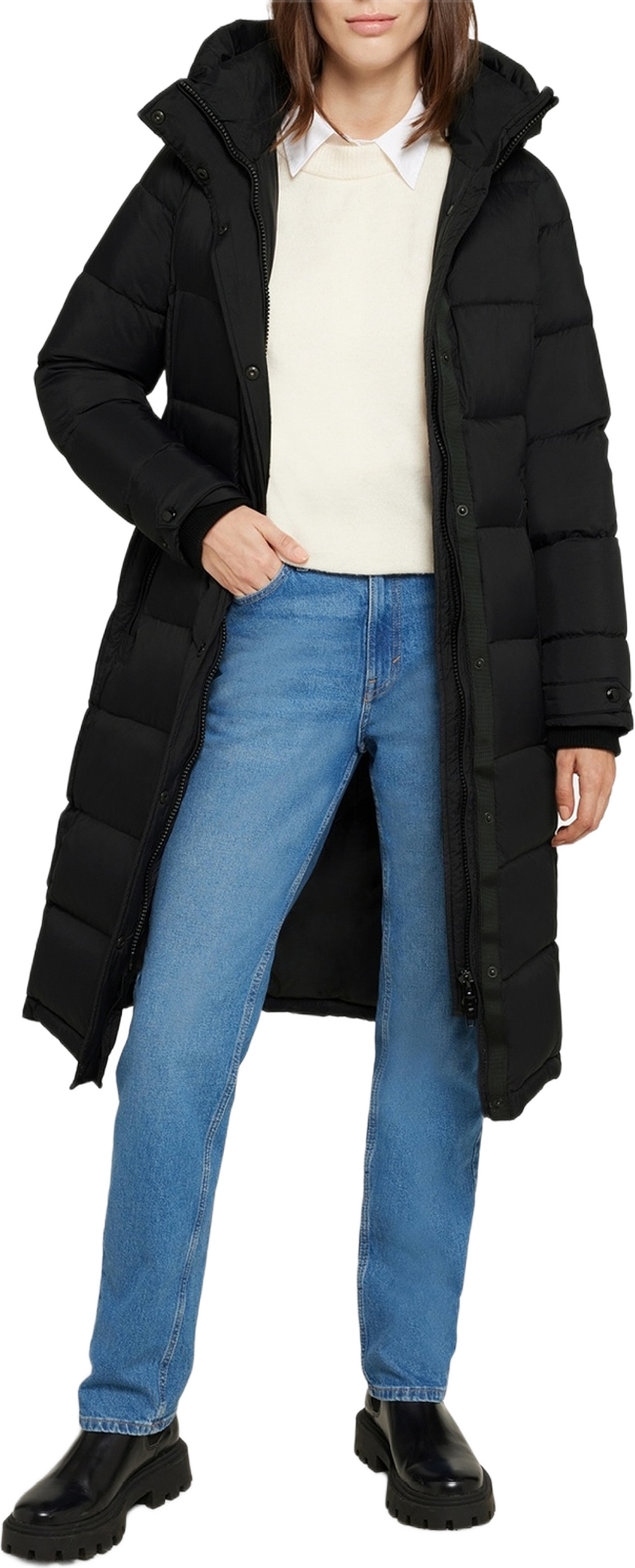 Falcon Coat, från ROCKANDBLUE, i färgen black. Klicka för att öppna bilden i stort format