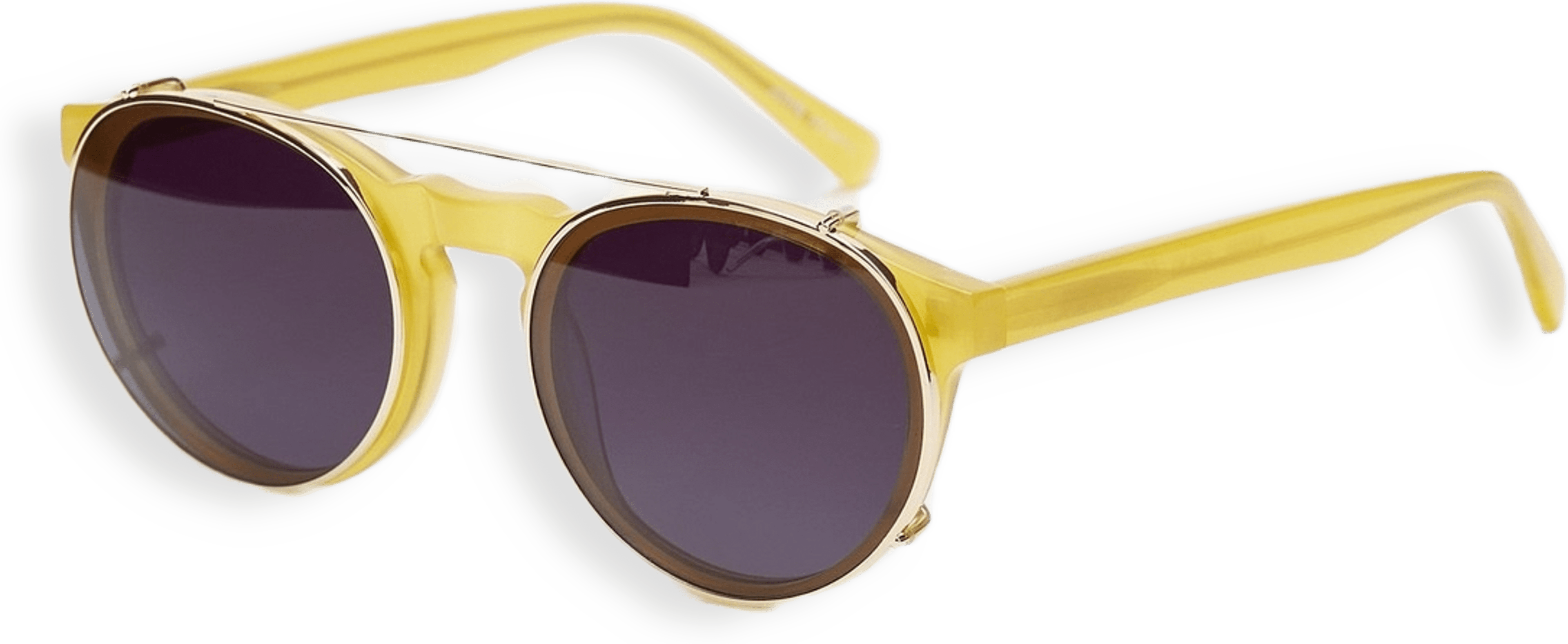 Sunglasses Mykonos, Silver Clip-on