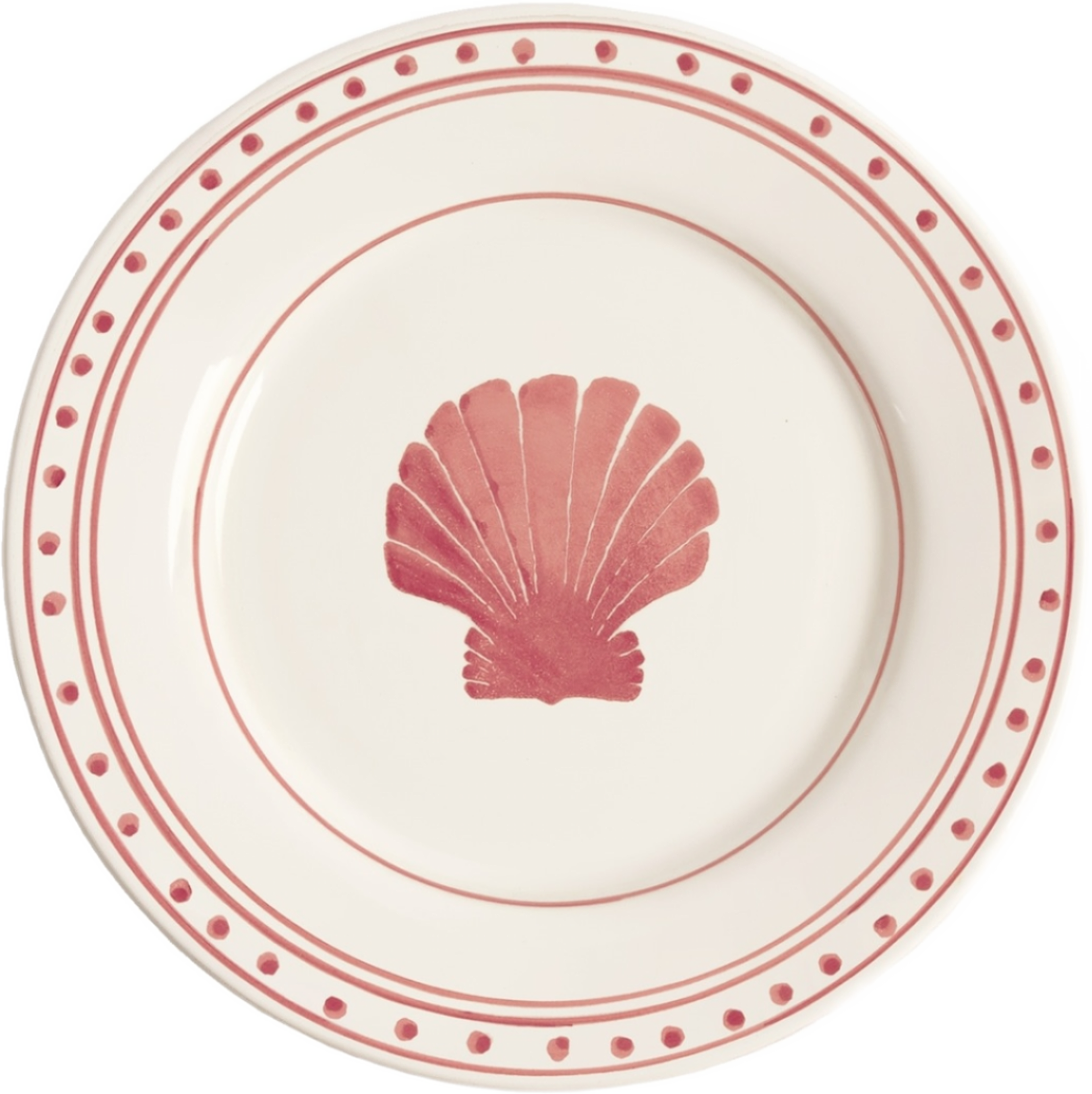 Shell Tallrik - 28 Cm, från Pick A Poppy, i färgen dark pink. Klicka för att öppna bilden i stort format