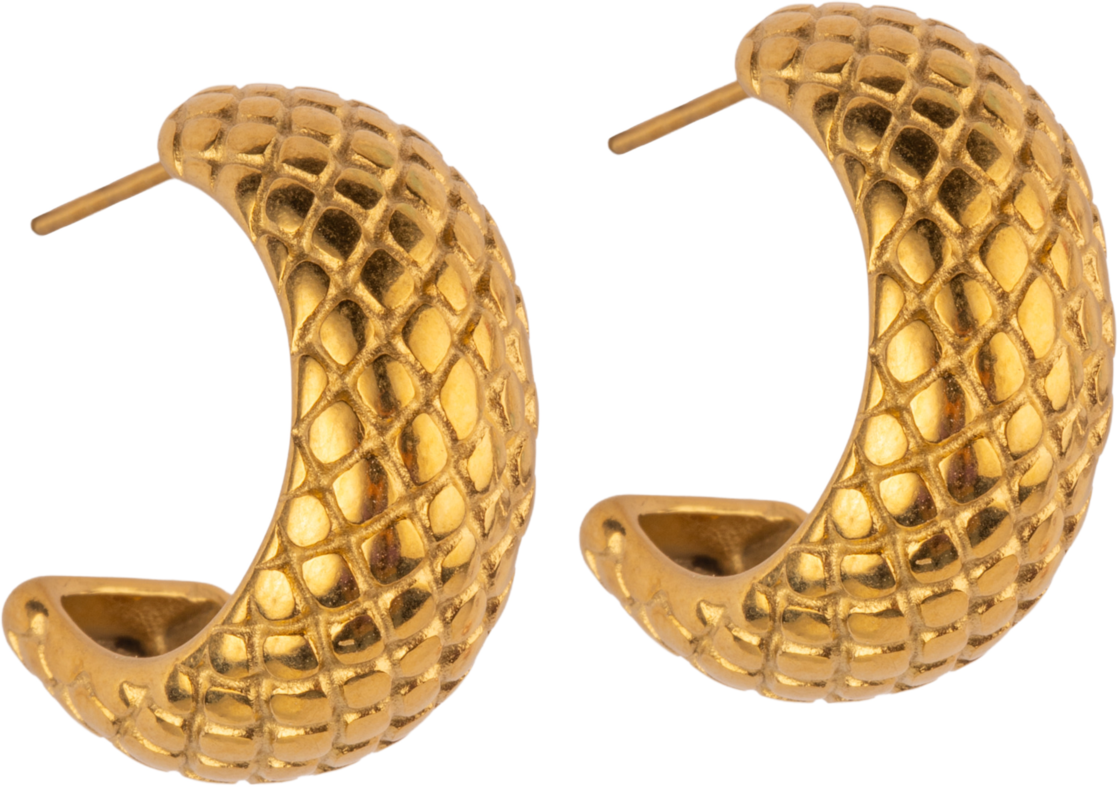 Loreen Örhänge, från pfgSTOCKHOLM, i färgen gold. Klicka för att öppna bilden i stort format