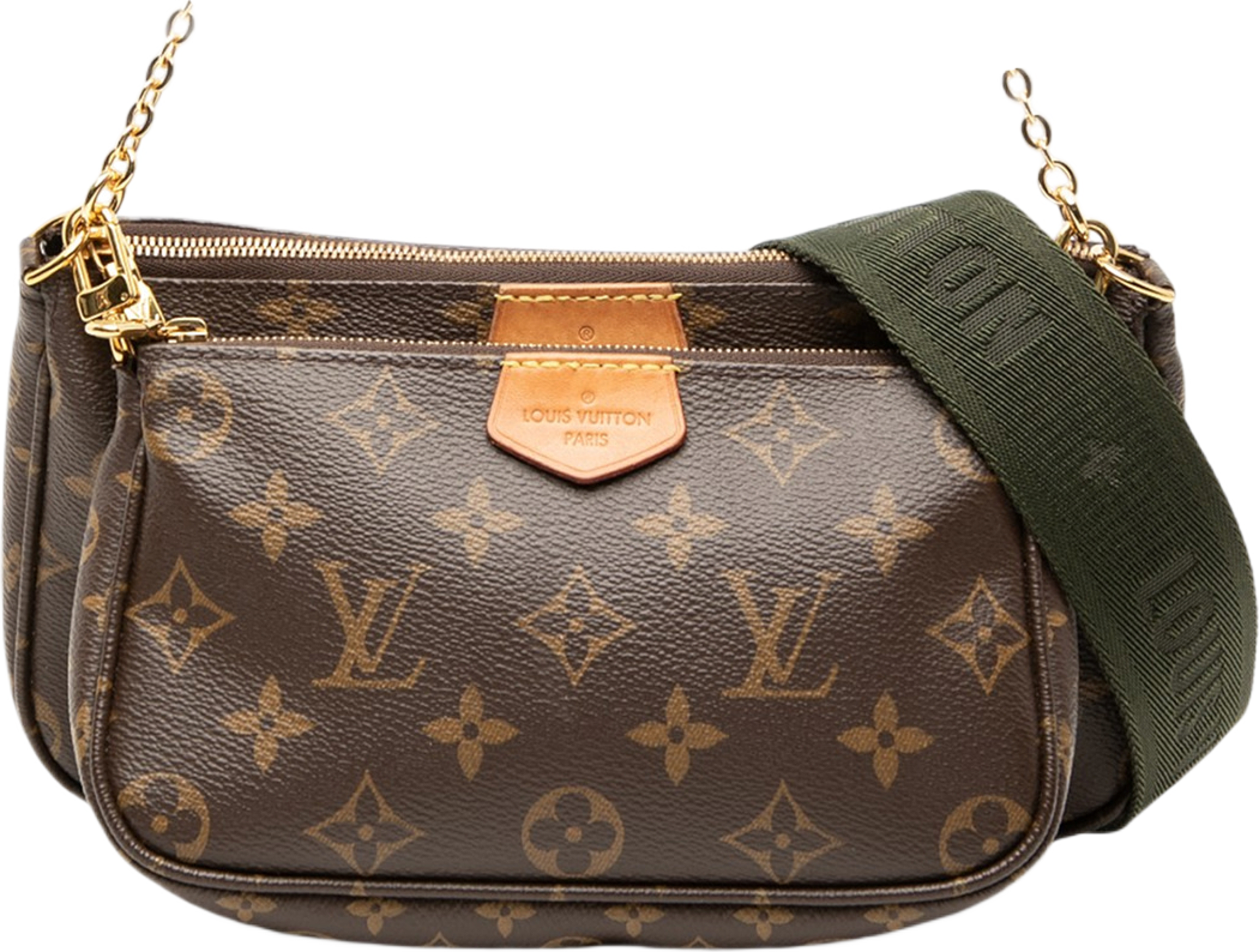 Louis Vuitton Monogram Multi Pochette Accessoires, från Luxclusif, i färgen brown. Klicka för att öppna bilden i stort format