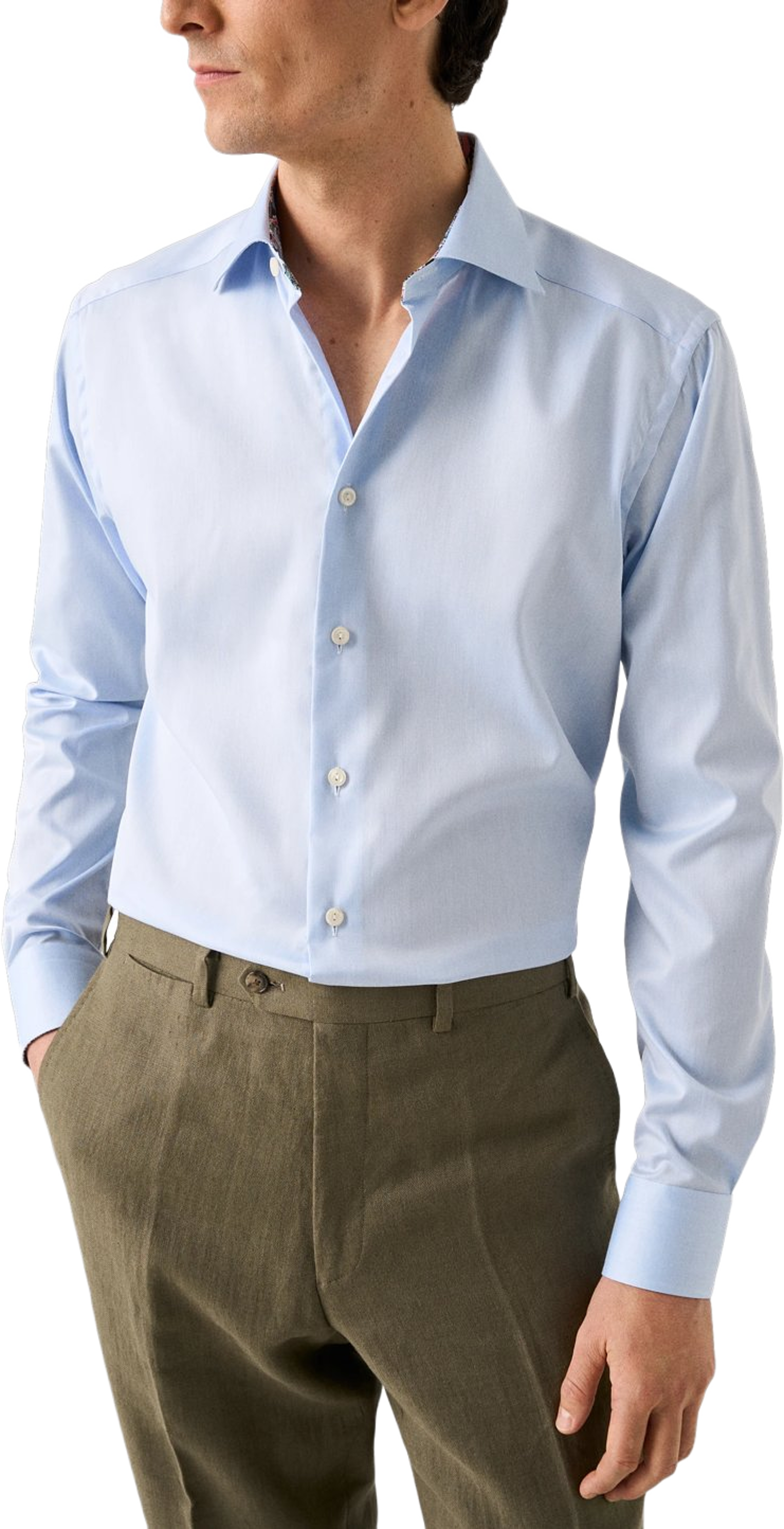 Signature Twill-skjorta Slim Fit