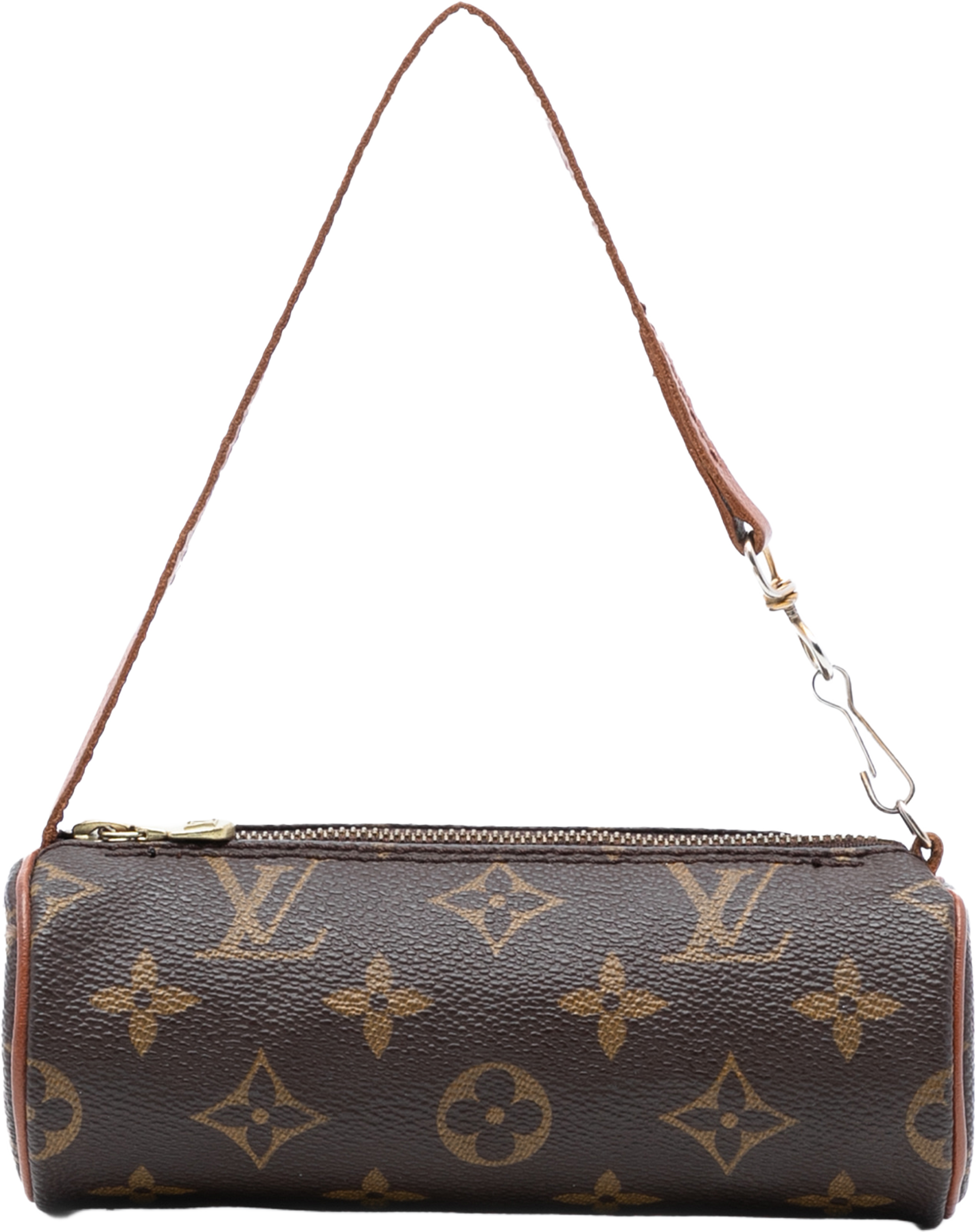 Louis Vuitton Monogram Papillon Pochette, från Luxclusif, i färgen brown. Klicka för att öppna bilden i stort format