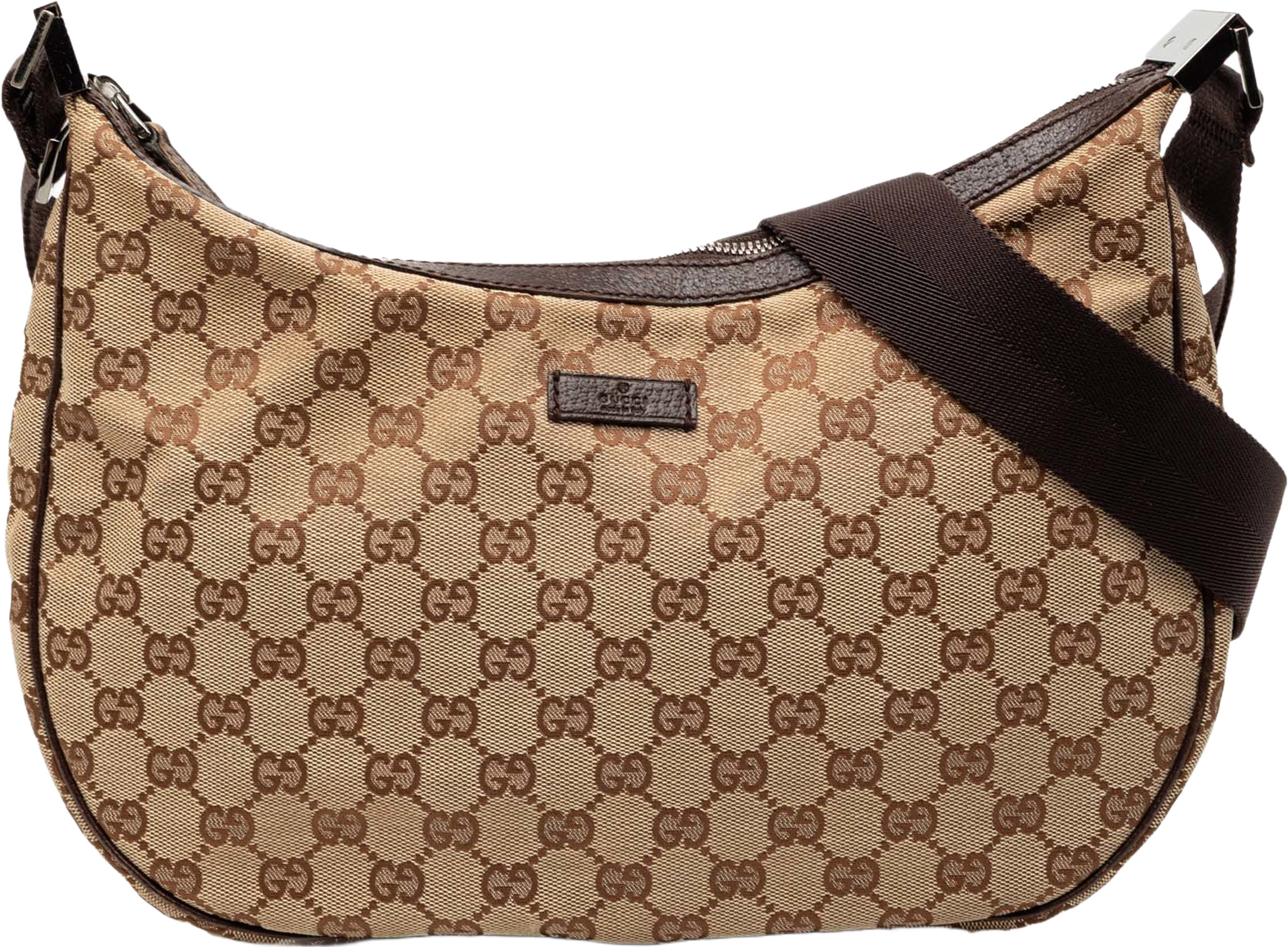 Gucci Gg Canvas Crossbody, från Luxclusif, i färgen beige. Klicka för att öppna bilden i stort format