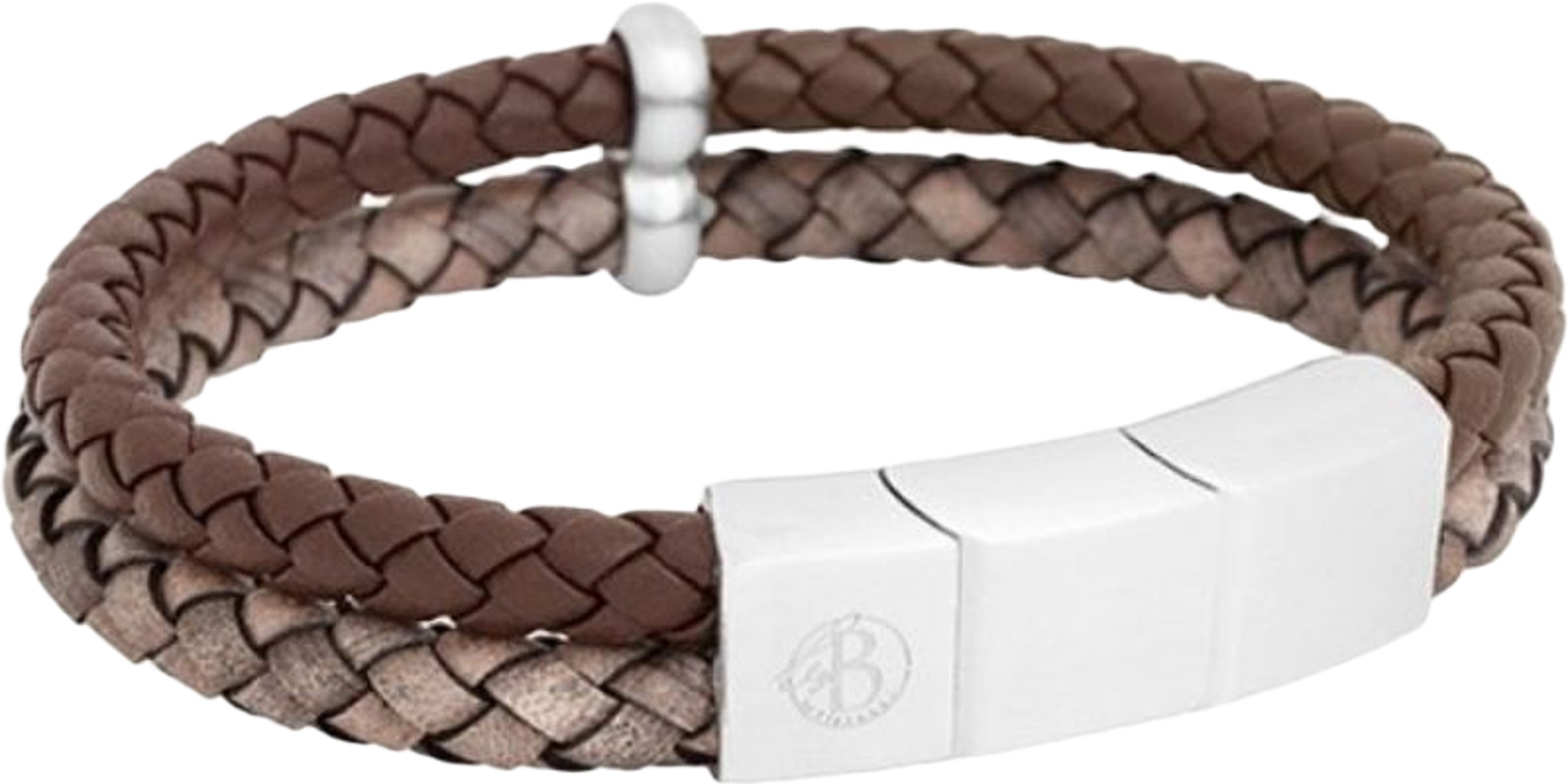 Leith Leather Bracelet Brown