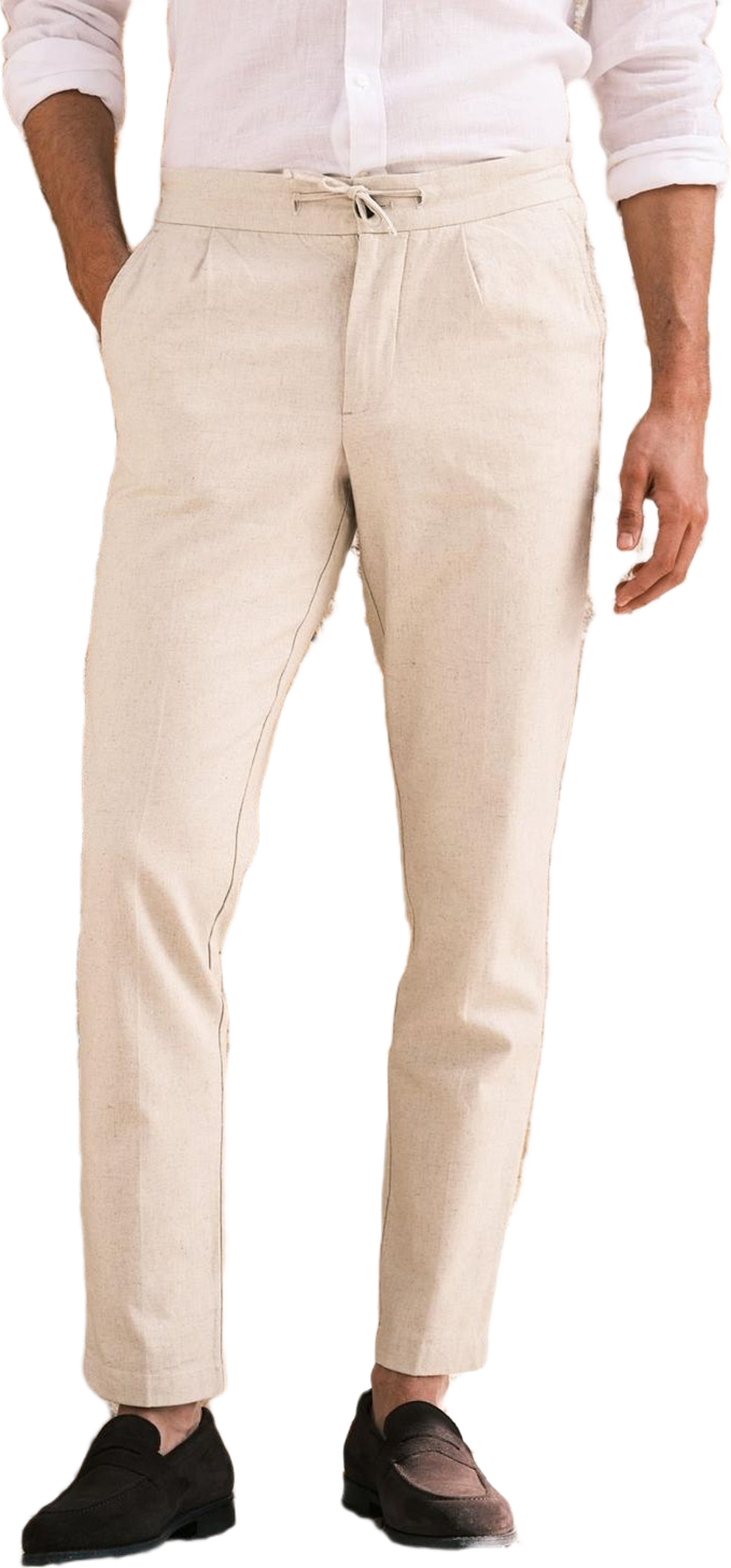 Linen Blend Trousers (marquise)