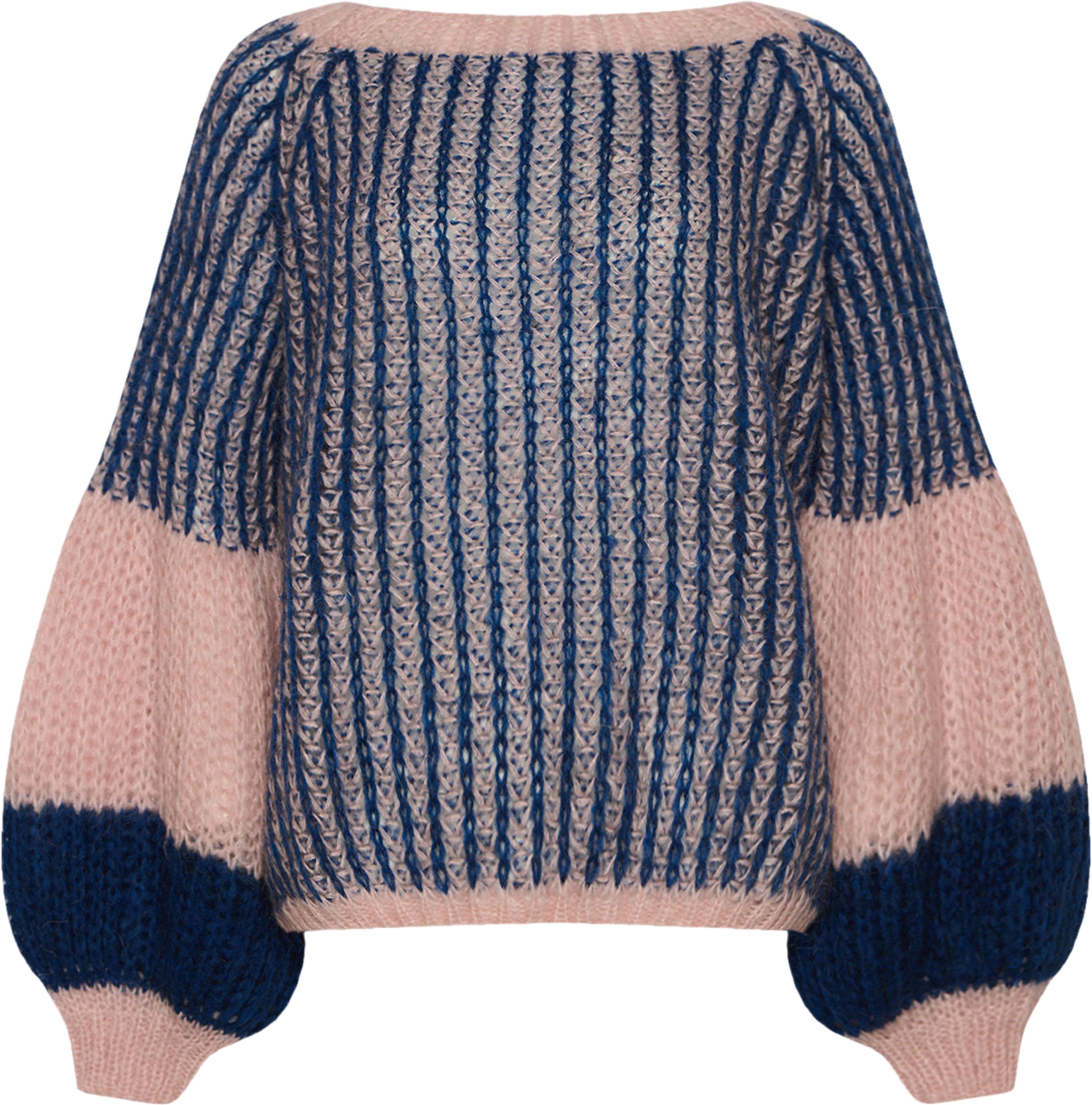 Liana Knit Sweater - Rose/navy