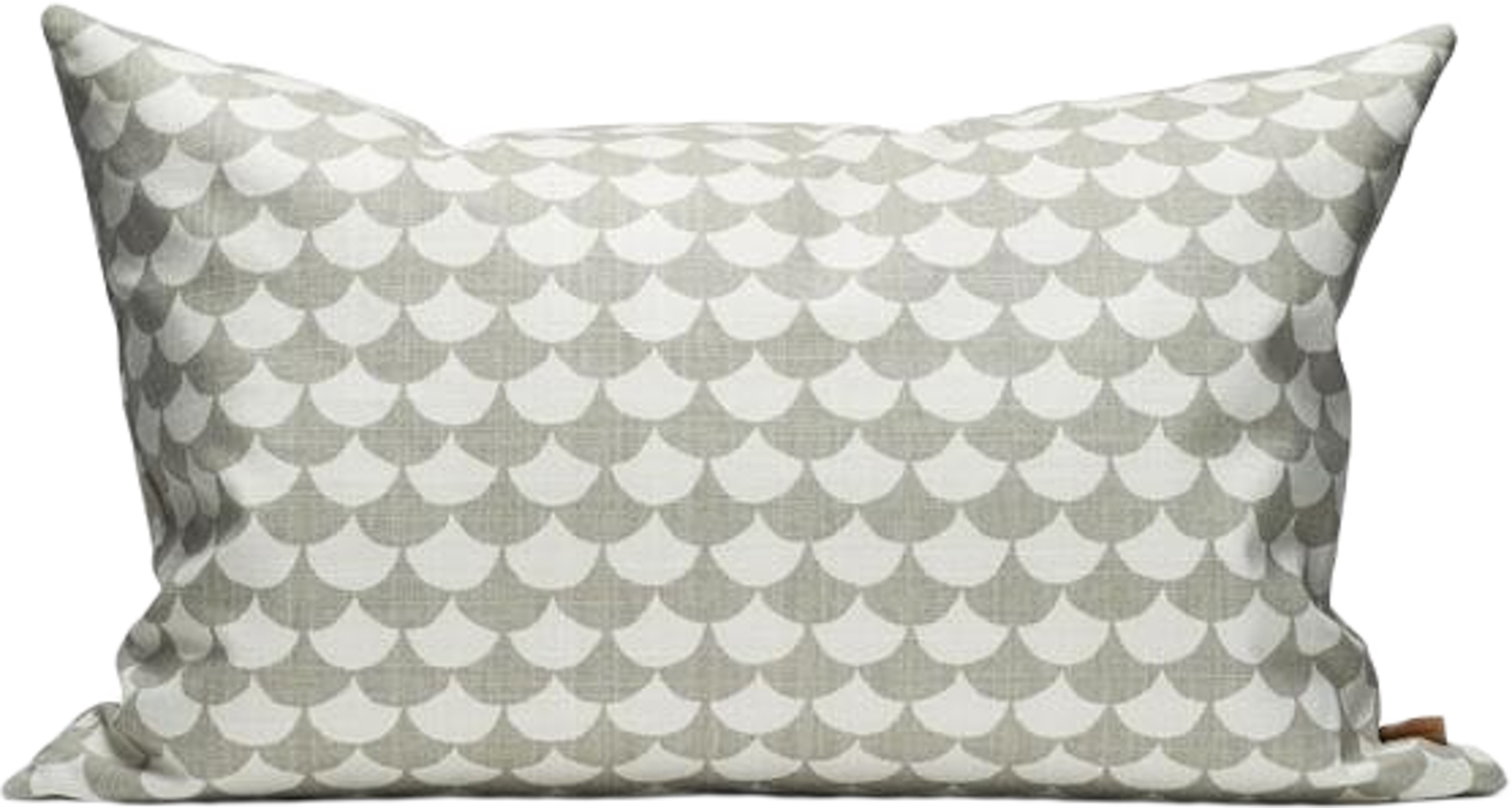 Kuddfodral Waves 60x40cm Svart/grå