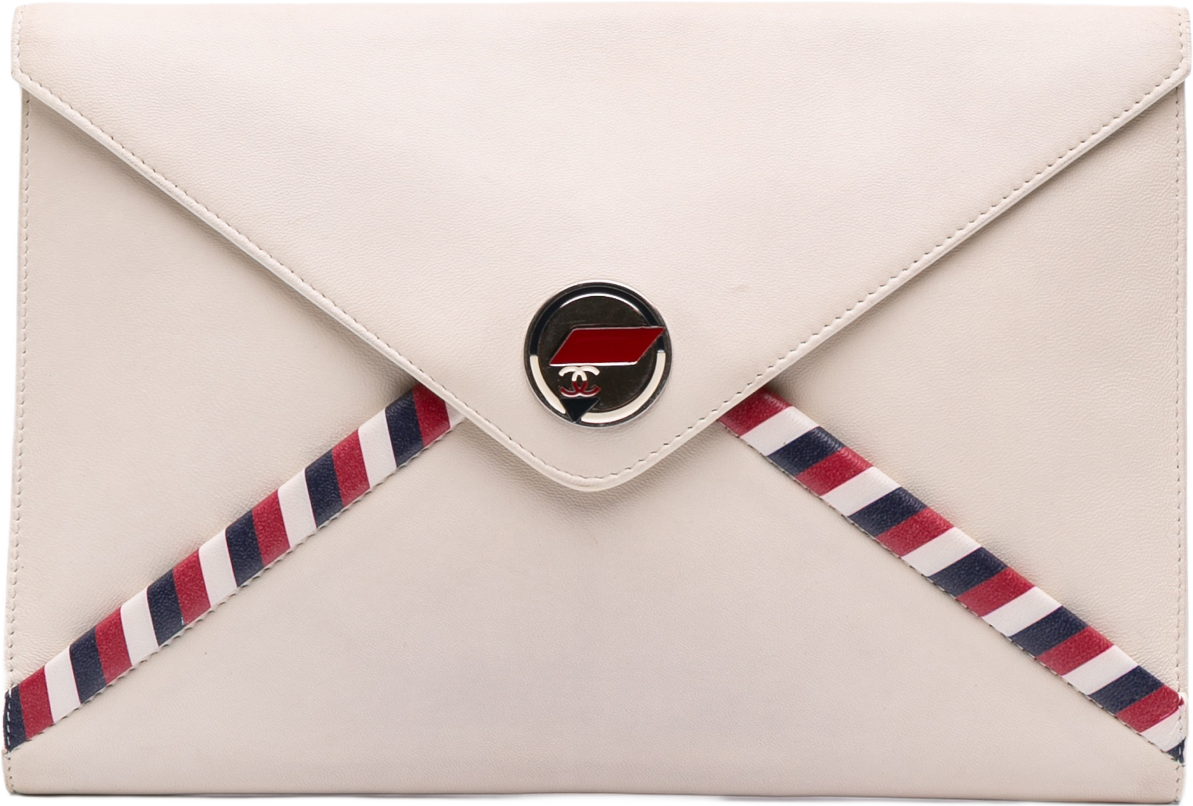 Chanel Lambskin Airlines Envelope Clutch