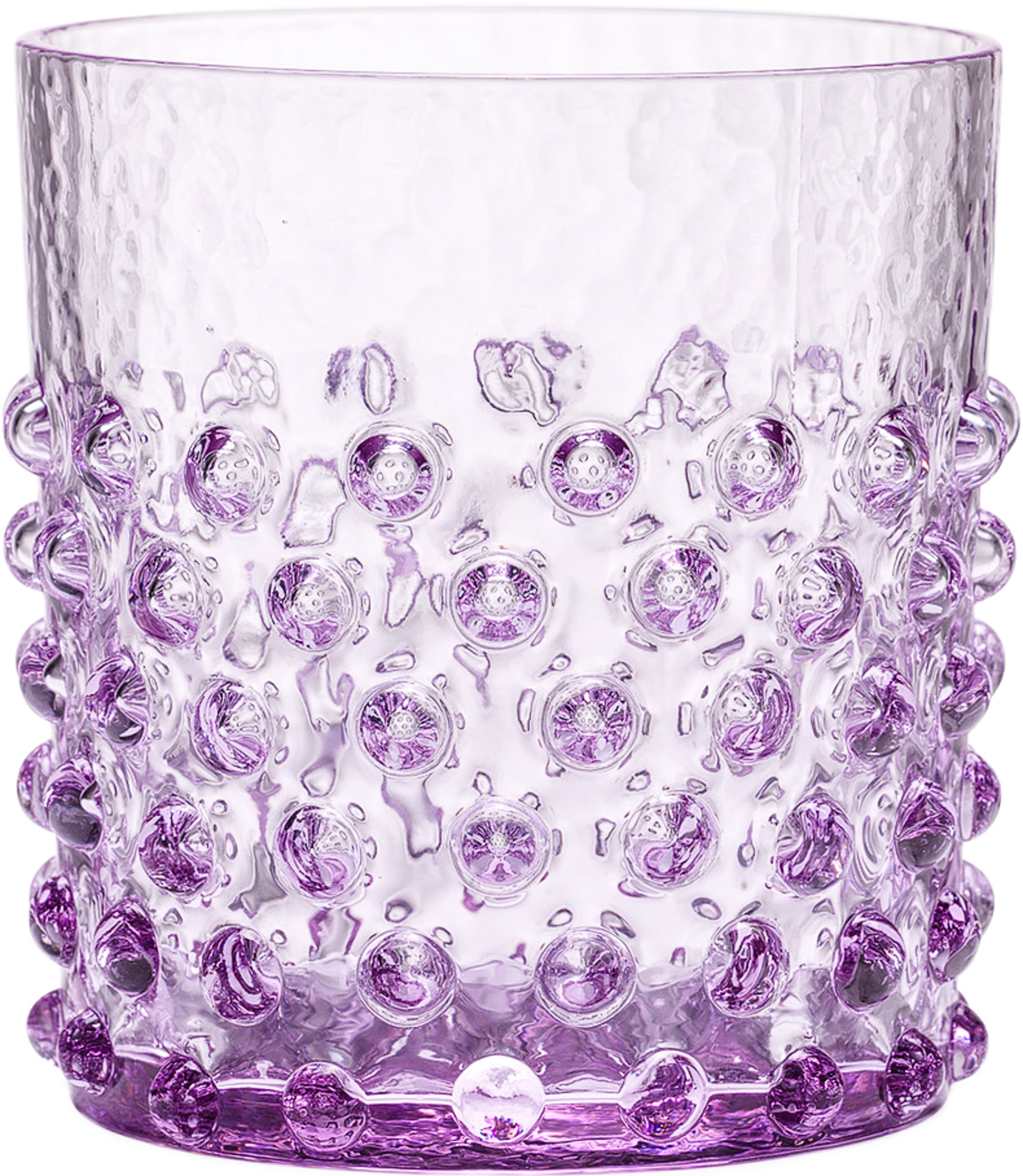 Cecilia Drickglas, Korta, 2-pack, från In Flore, i färgen light purple. Klicka för att öppna bilden i stort format