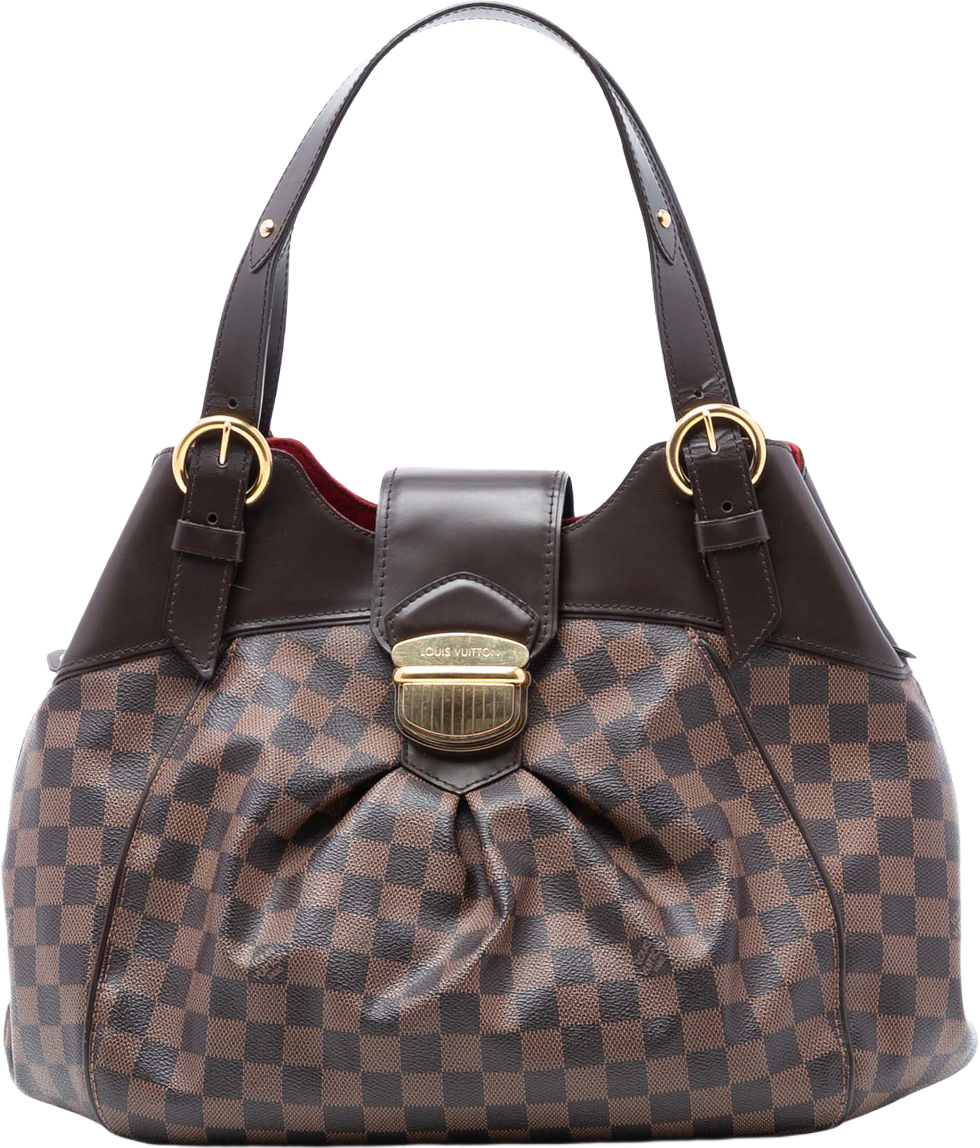 Louis Vuitton Damier Ebene Sistina Gm, från Luxclusif, i färgen brown. Klicka för att öppna bilden i stort format
