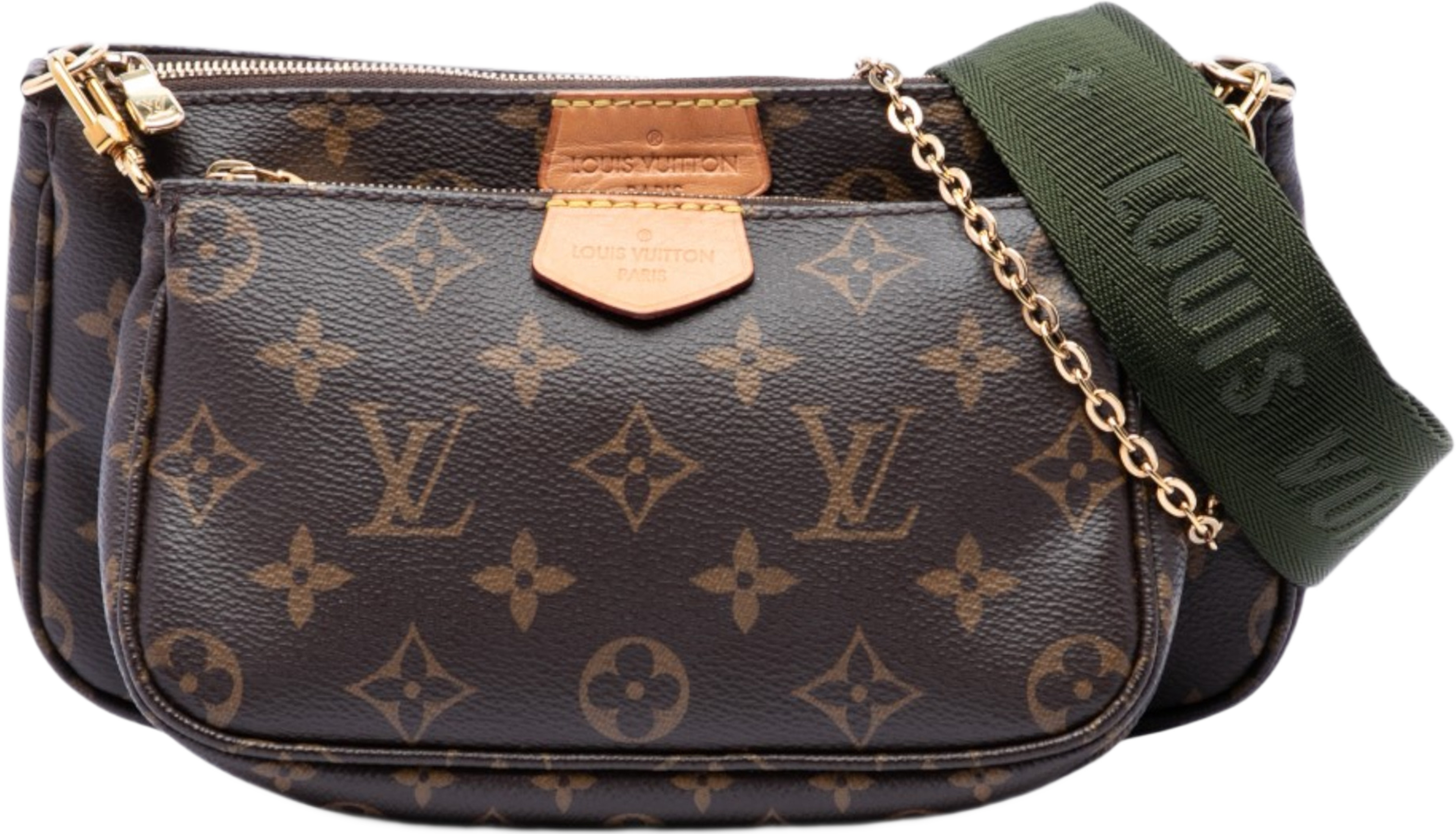 Louis Vuitton Monogram Multi Pochette Accessoires, från Luxclusif, i färgen brun. Klicka för att öppna bilden i stort format