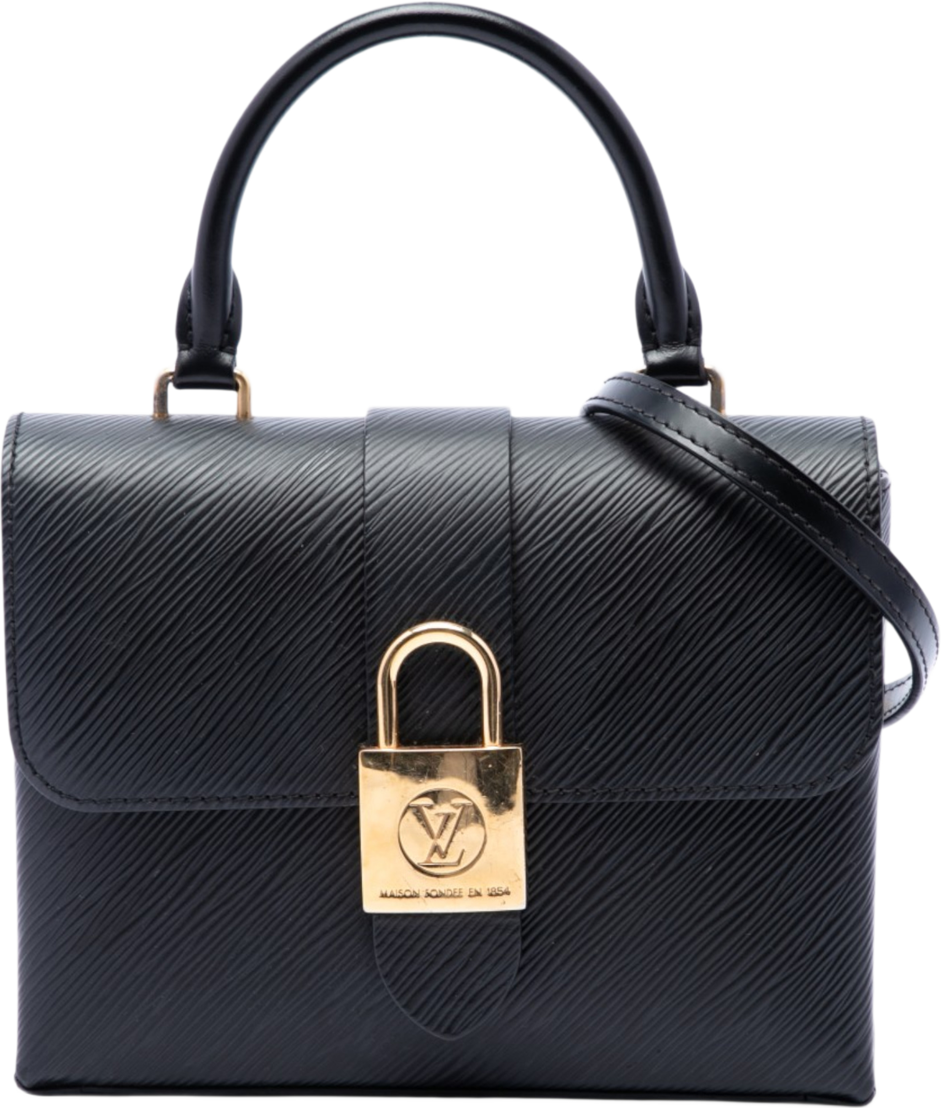 Louis Vuitton Epi Locky Bb, från Luxclusif, i färgen svart. Klicka för att öppna bilden i stort format