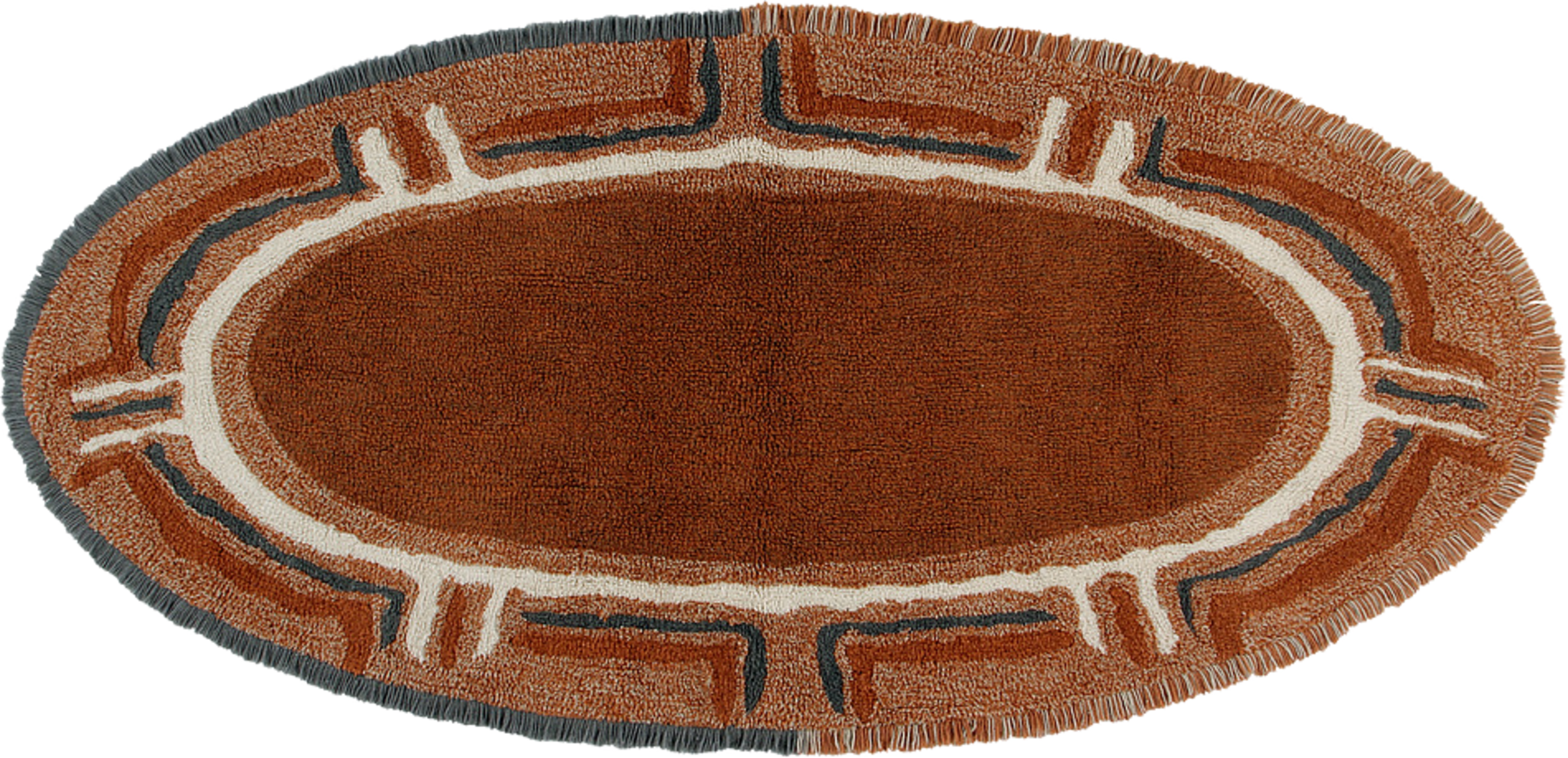 Ullbar Matta Karibu, 110x200 Cm, från LORENA CANALS, i färgen cinnamon, champagne, seashell, charcoal and walnut.. Klicka för att öppna bilden i stort format