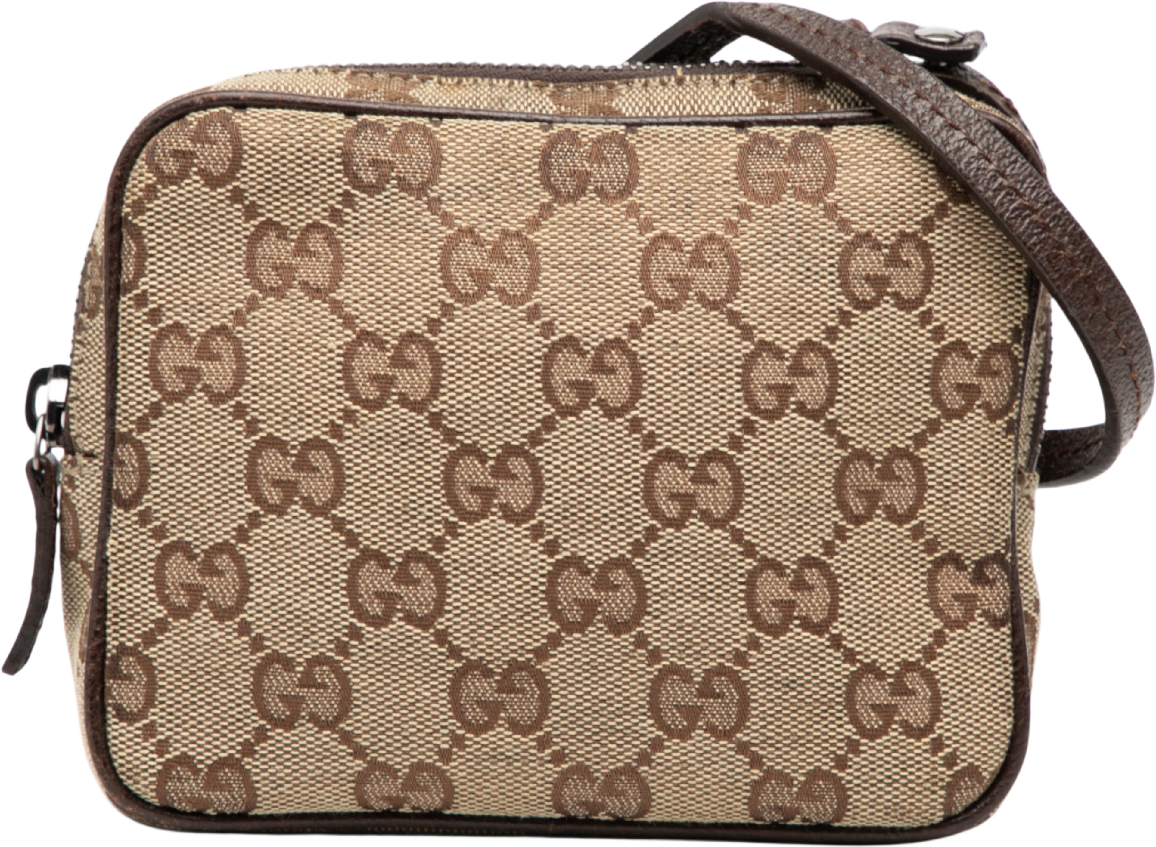 Gucci Gg Canvas Crossbody, från Luxclusif, i färgen beige. Klicka för att öppna bilden i stort format
