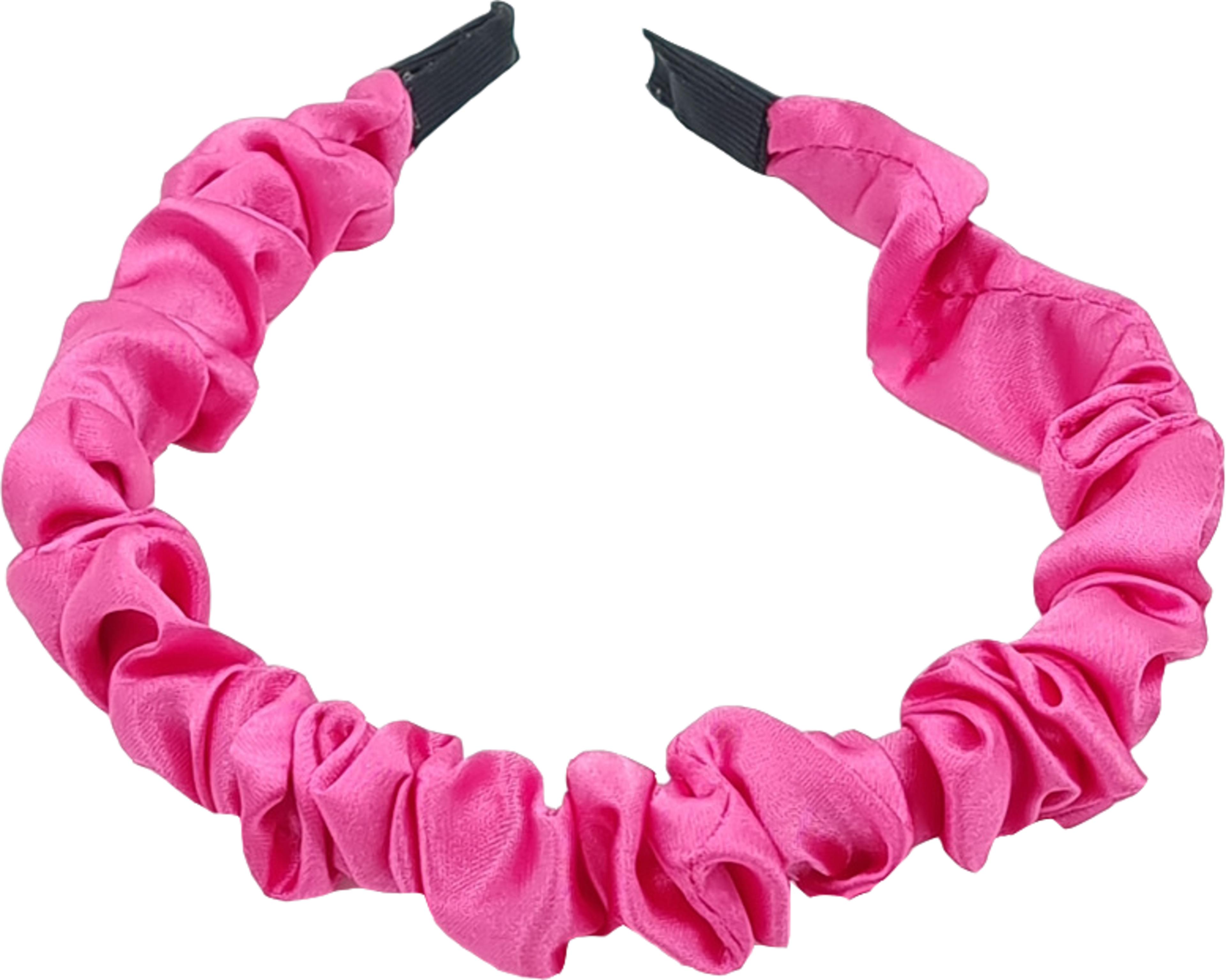Diadem Till Barn Med Veckat Glansigt Tyg
