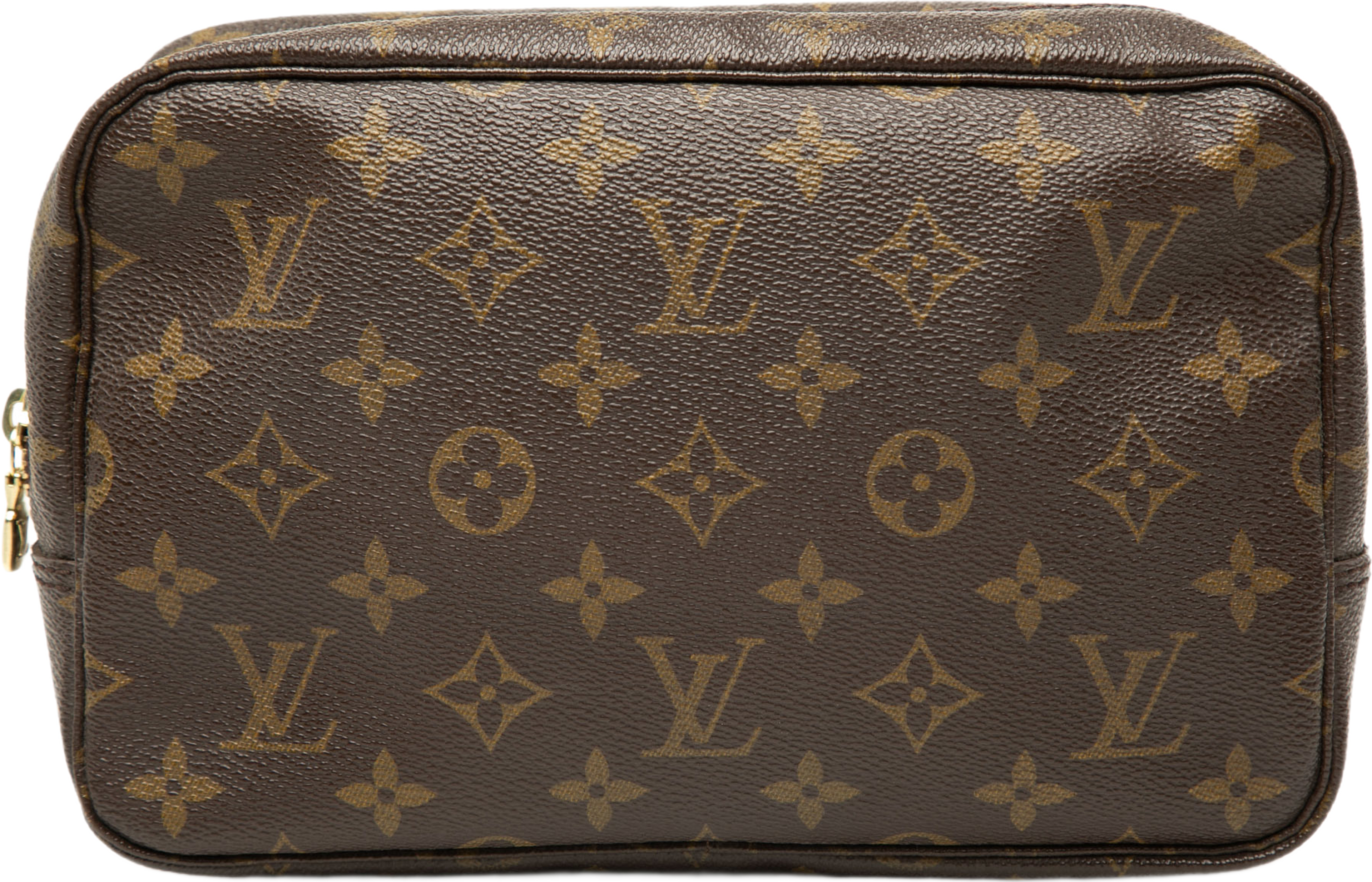 Louis Vuitton Monogram Trousse Toilette 23, från Luxclusif, i färgen brun. Klicka för att öppna bilden i stort format