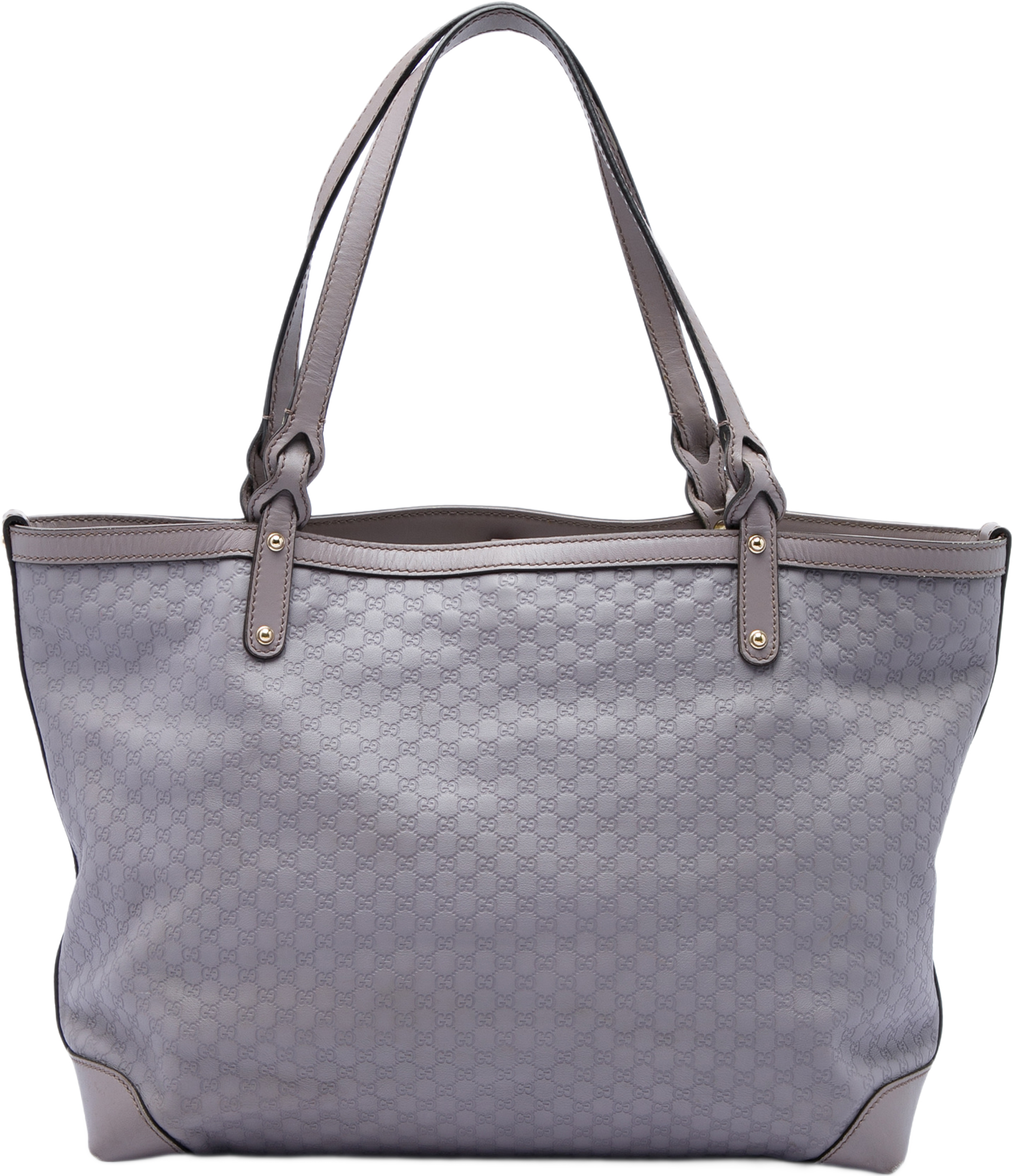 Gucci Medium Microguccissima Craft Tote, från Luxclusif, i färgen purpur. Klicka för att öppna bilden i stort format
