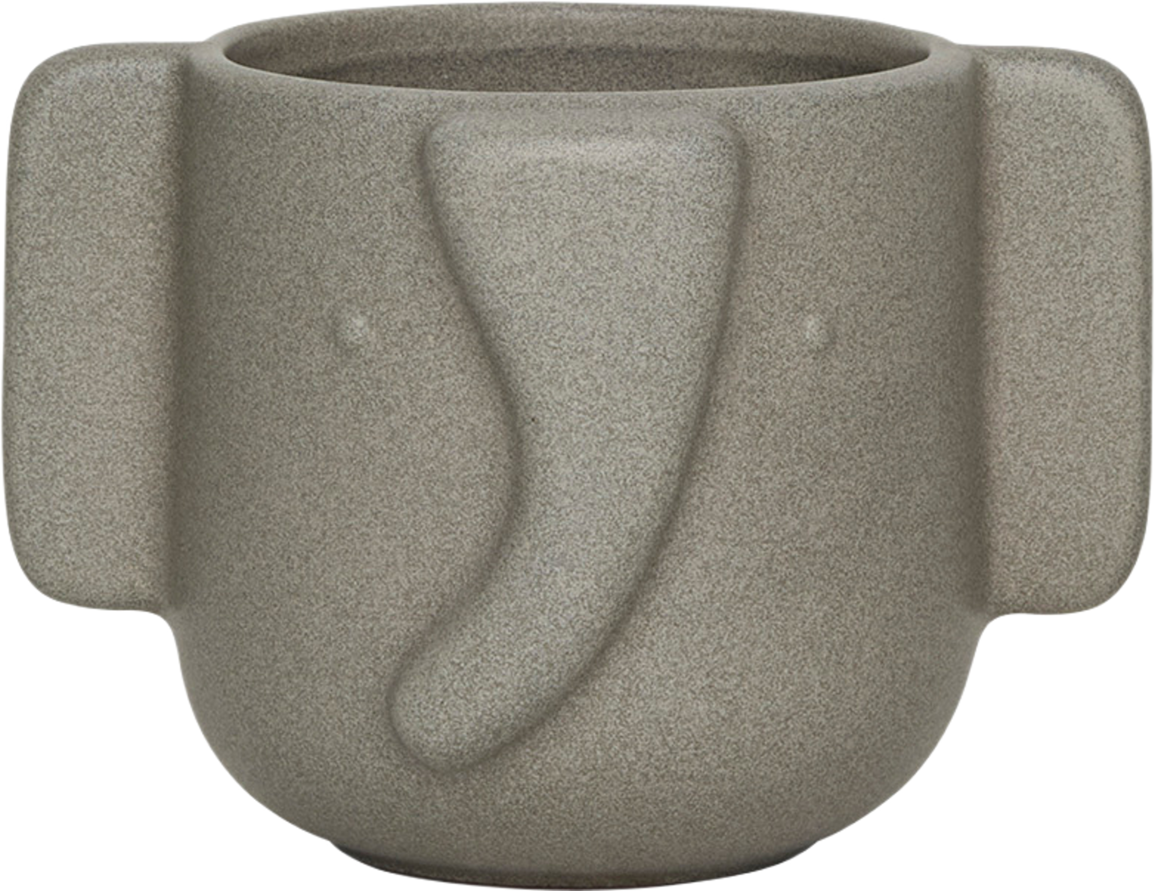 Elephant Pot, från OYOY Mini, i färgen stone. Klicka för att öppna bilden i stort format