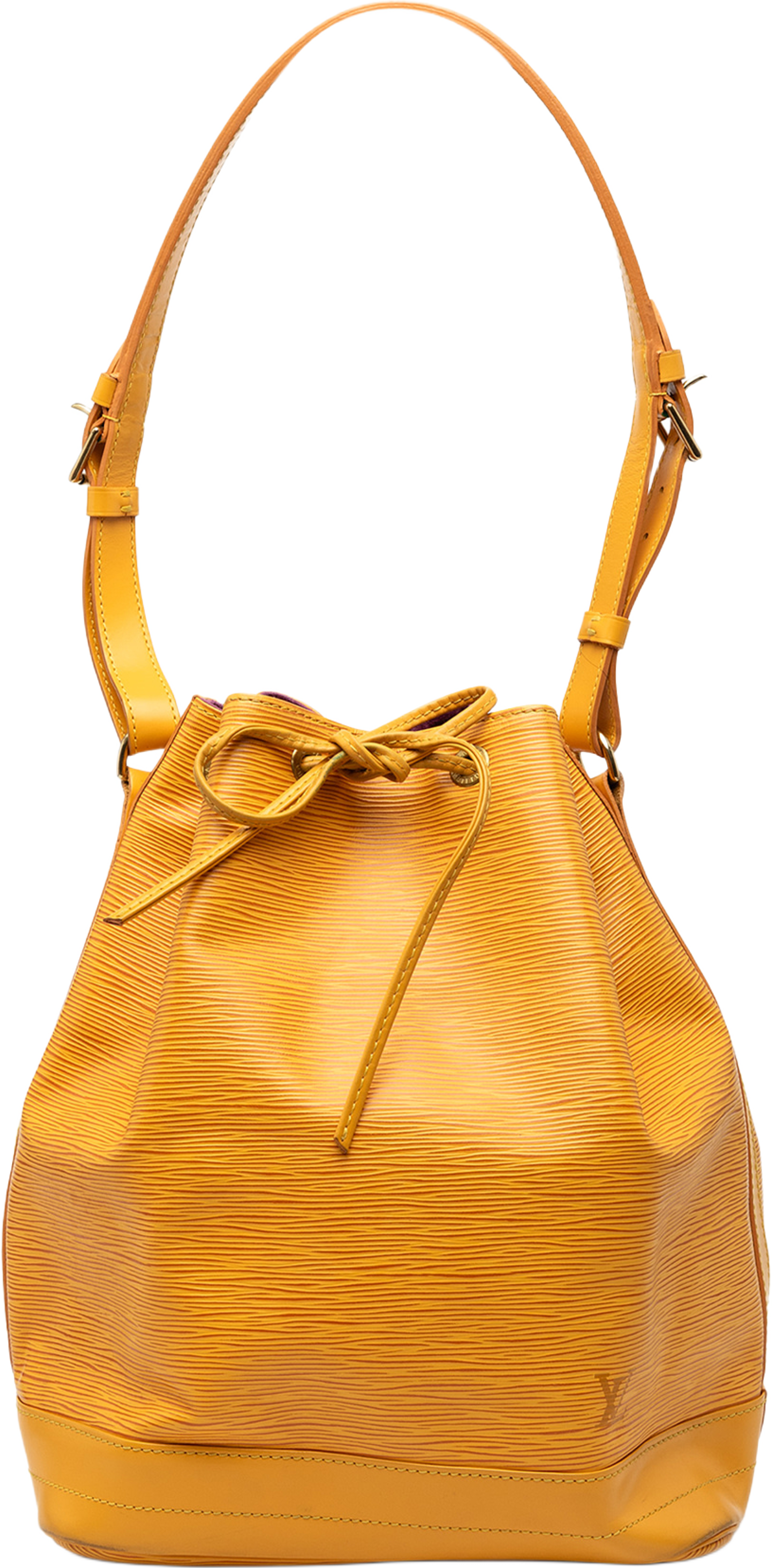 Louis Vuitton Epi Noe Gm, från Luxclusif, i färgen yellow. Klicka för att öppna bilden i stort format